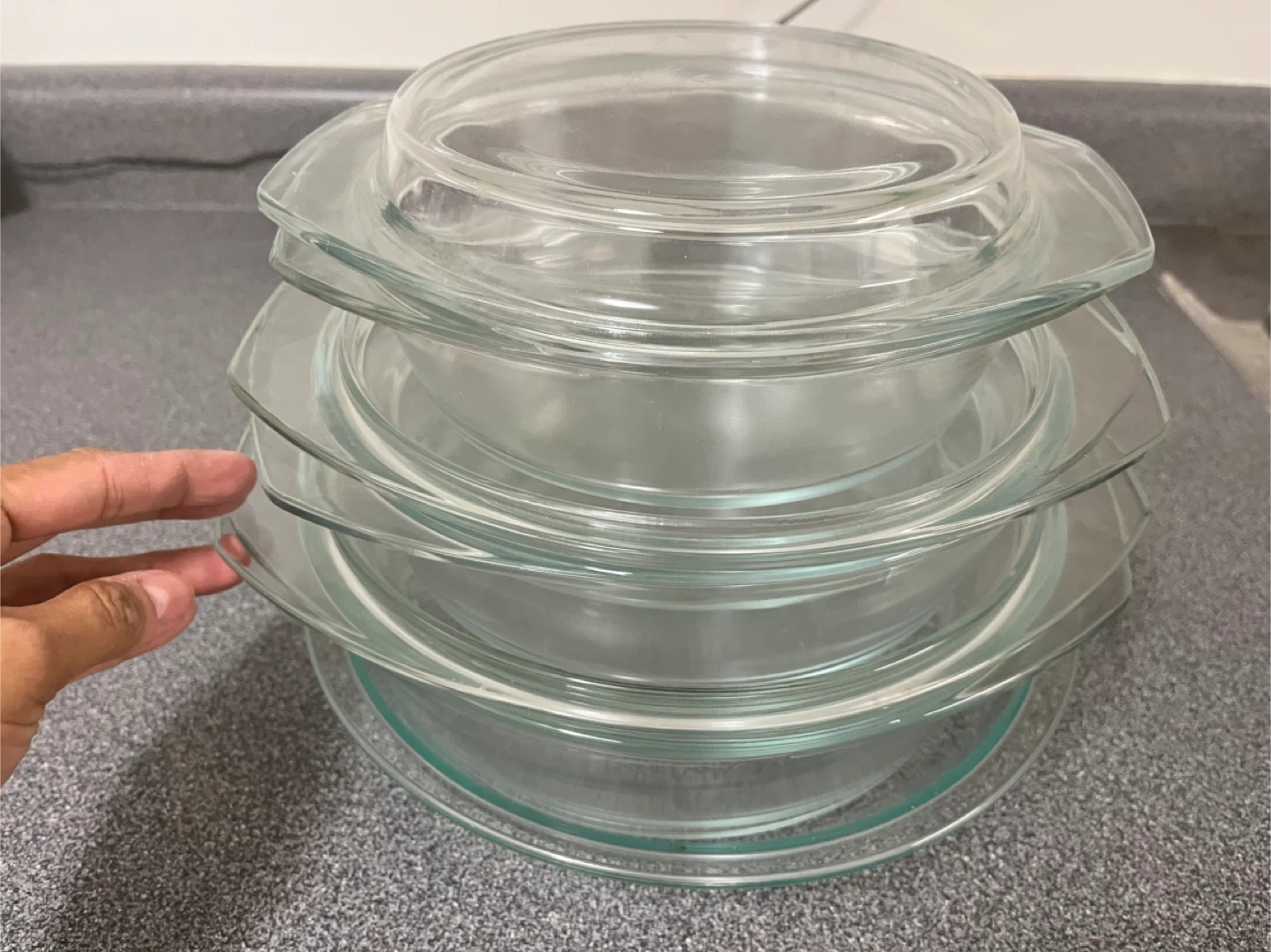 Glass Dishes with Lids