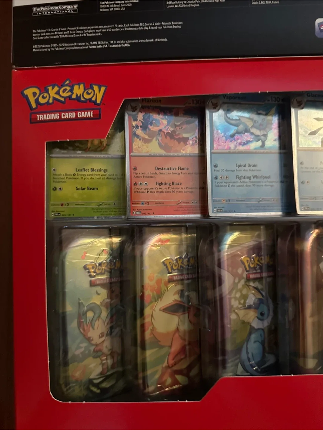 Pokemon TCG Scarlet & Violet Prismatic Evolutions Mini Tins image indicator(2)