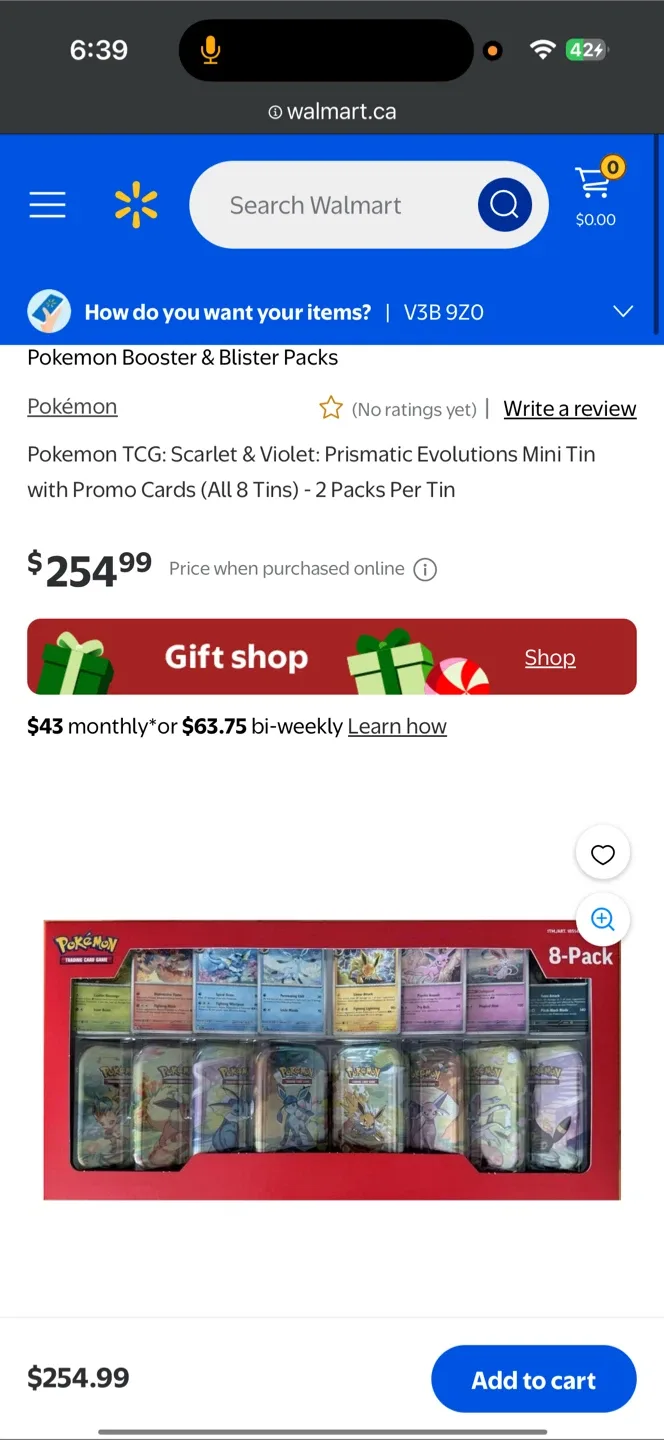 Pokemon TCG Scarlet & Violet Prismatic Evolutions Mini Tins image indicator(6)