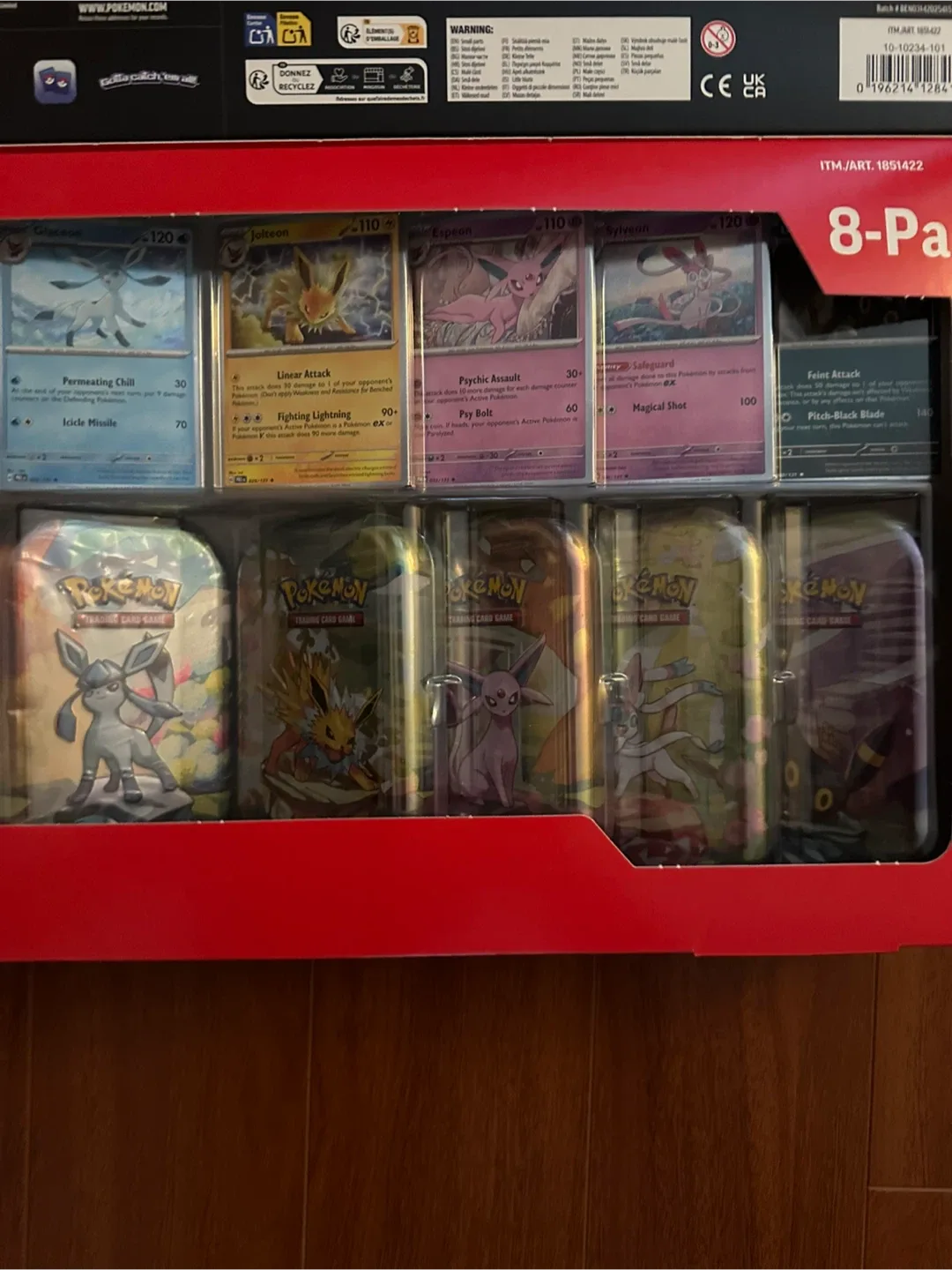 Pokemon TCG Scarlet & Violet Prismatic Evolutions Mini Tins image indicator(3)