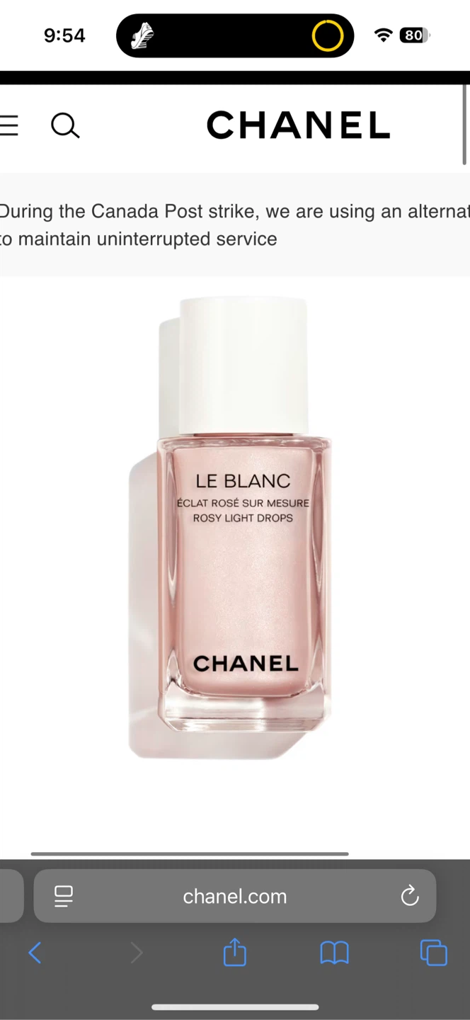 CHANEL Le Blanc Rosy Light Drops - photo 2