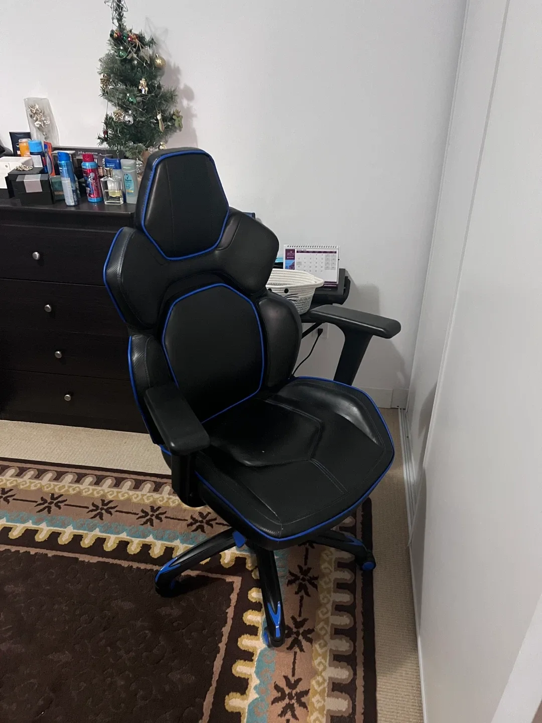 Black & Blue Gaming and office Chair image indicator(4)