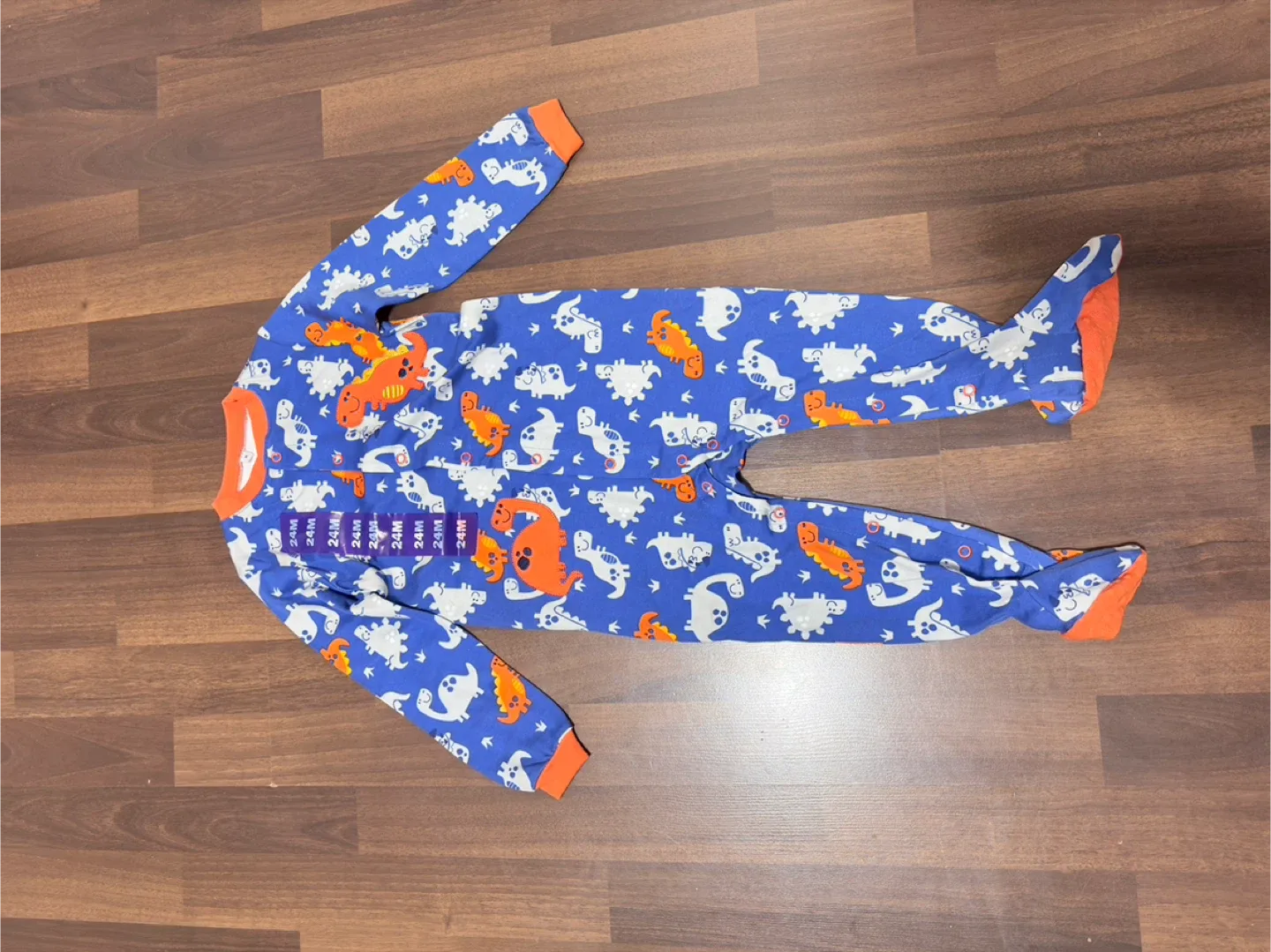Pekkle 24M Baby Onesie - Dinosaur Print image indicator(2)