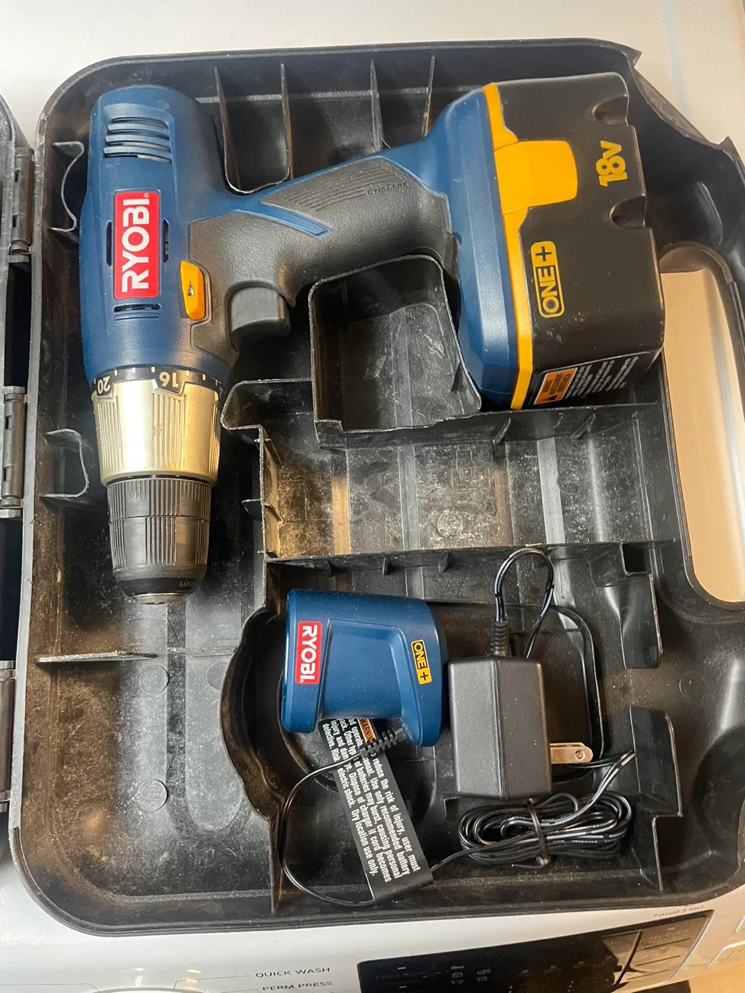 Ryobi ONE+ 18V Cordless Drill Kit w/ Charger image indicator(2)