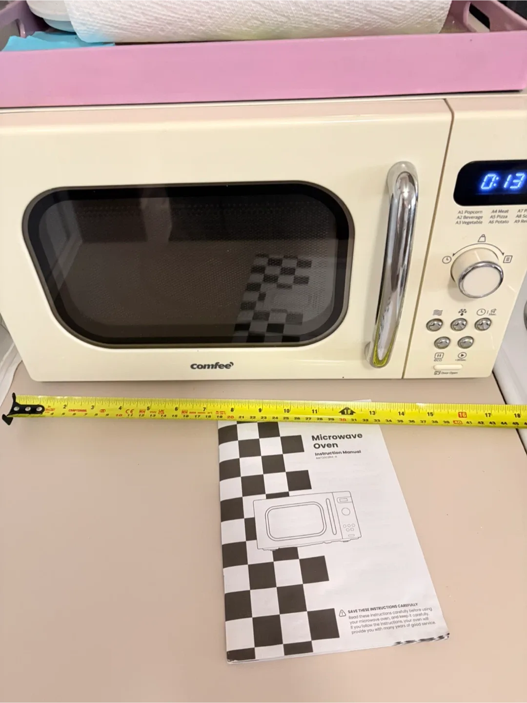 Comfee Microwave Oven, ivory thumbnail