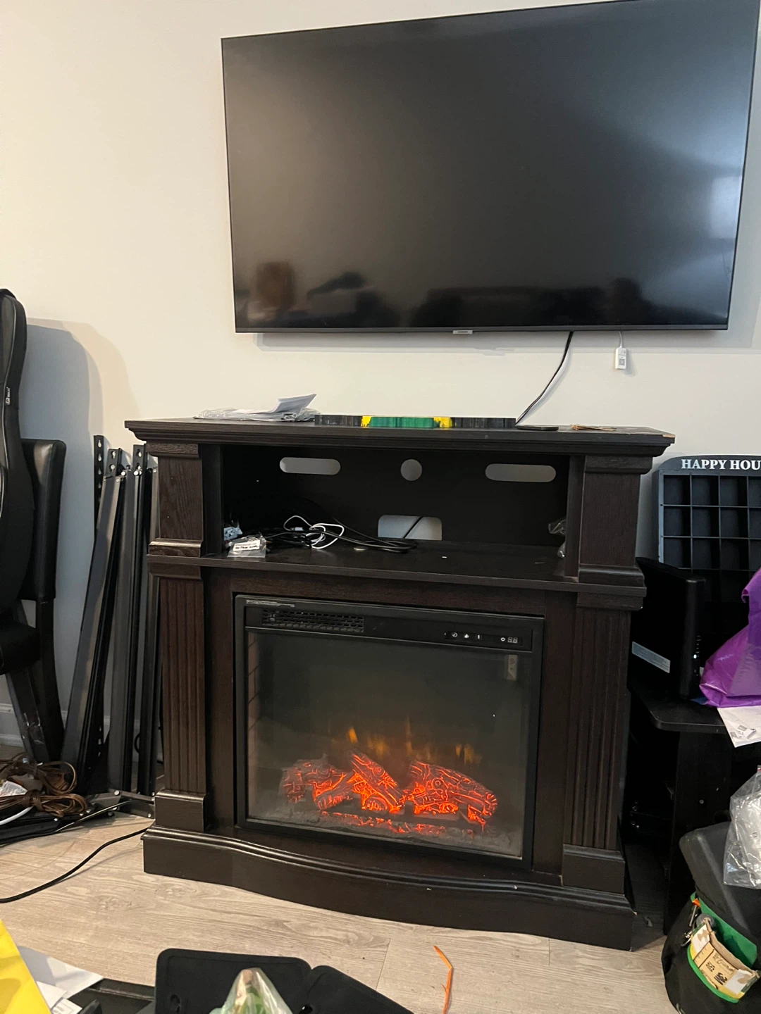 Electric Fireplace TV Stand