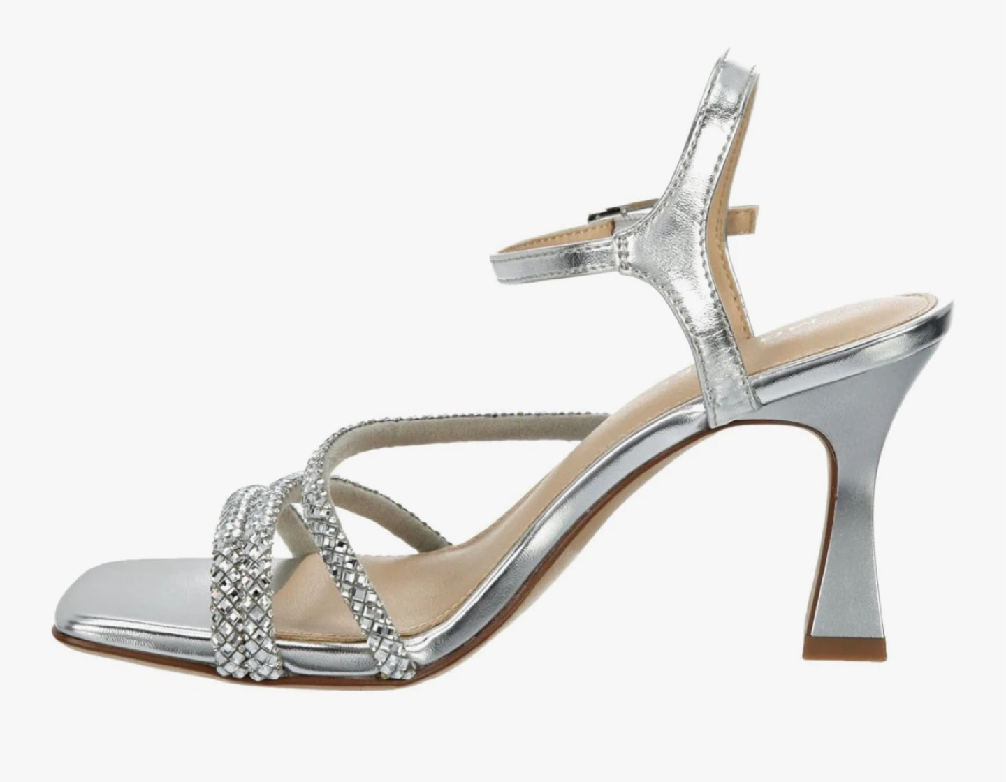 Size 8M Open Toe Strappy Slingback Kitten Heel Dressy Sandals - photo 4