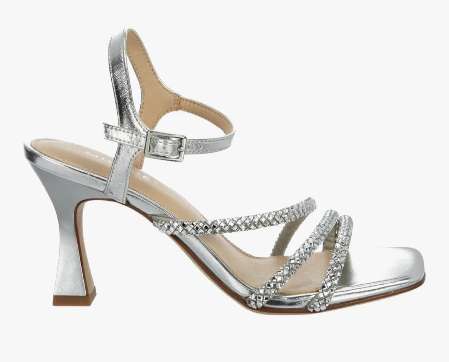 Women's Open Toe Strappy Slingback Kitten Heel Dressy Sandals image indicator(2)