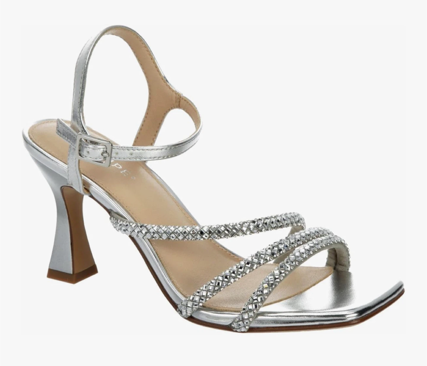 Size 8M Open Toe Strappy Slingback Kitten Heel Dressy Sandals - photo 3