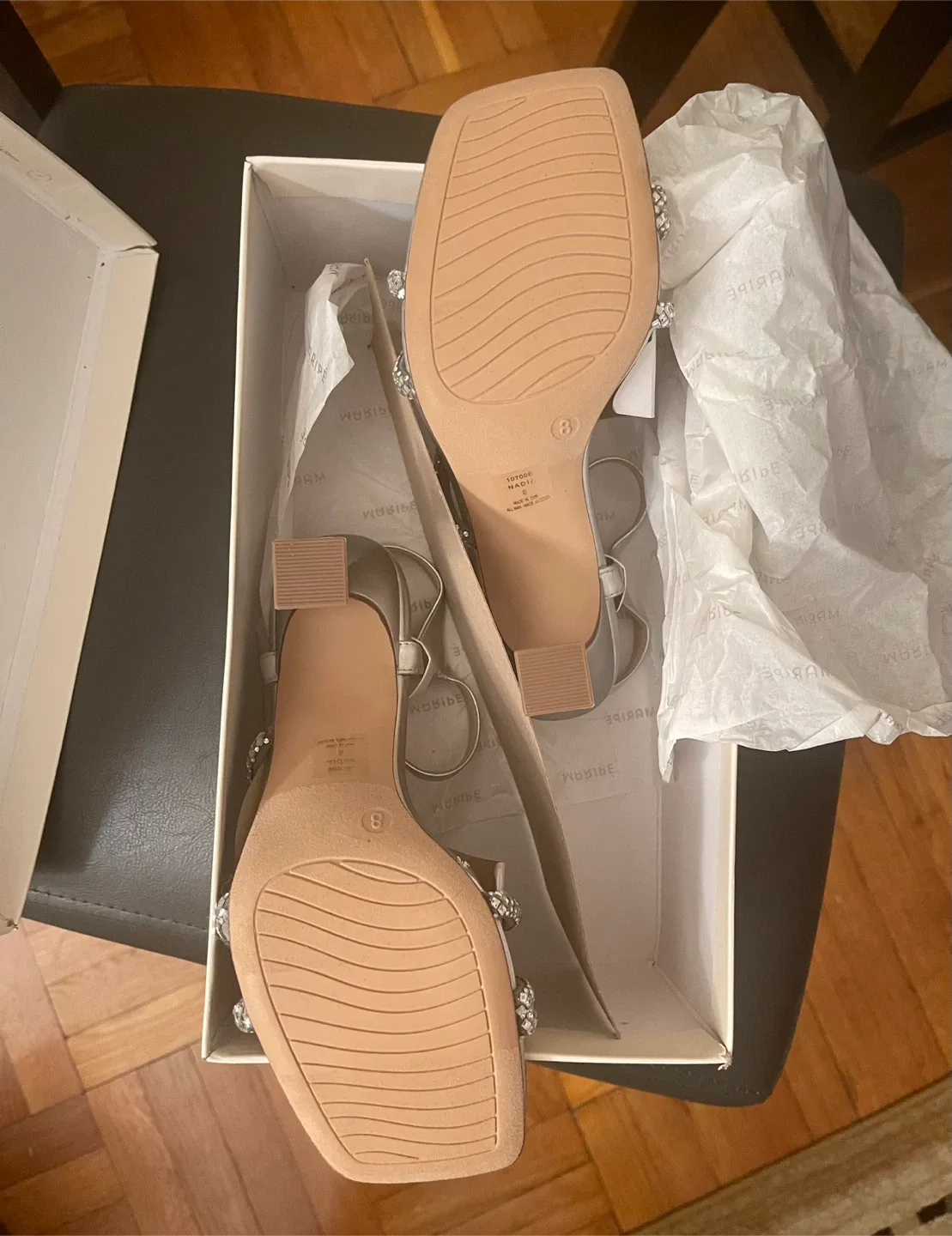 Women's Open Toe Strappy Slingback Kitten Heel Dressy Sandals image indicator(9)