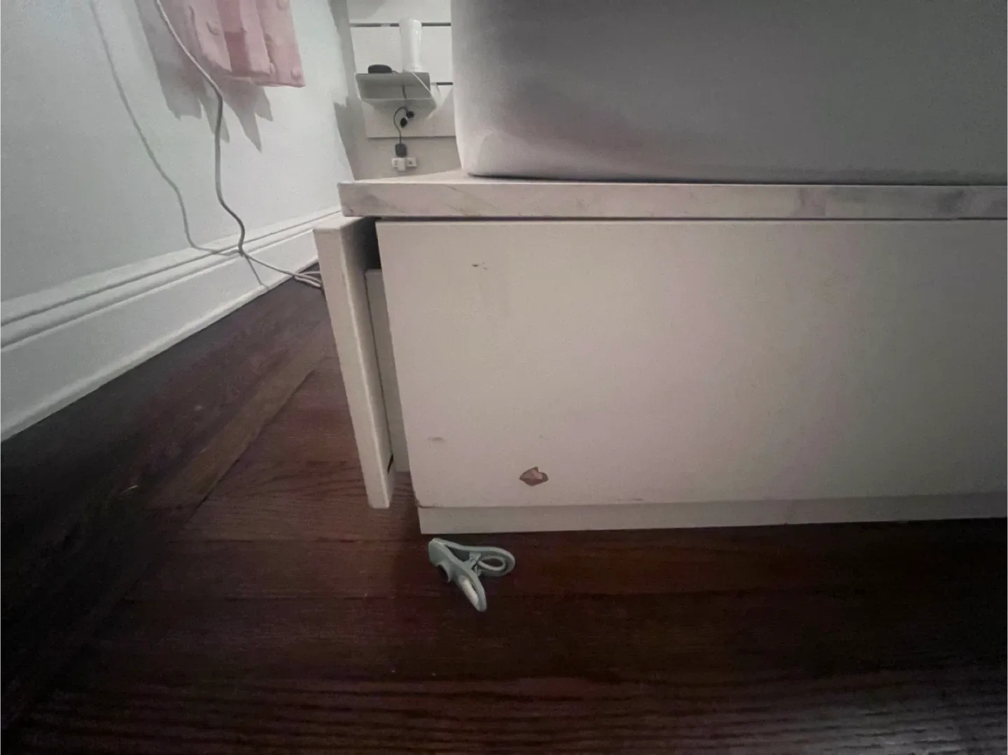 White Bed Frame with Storage Drawers image indicator(6)