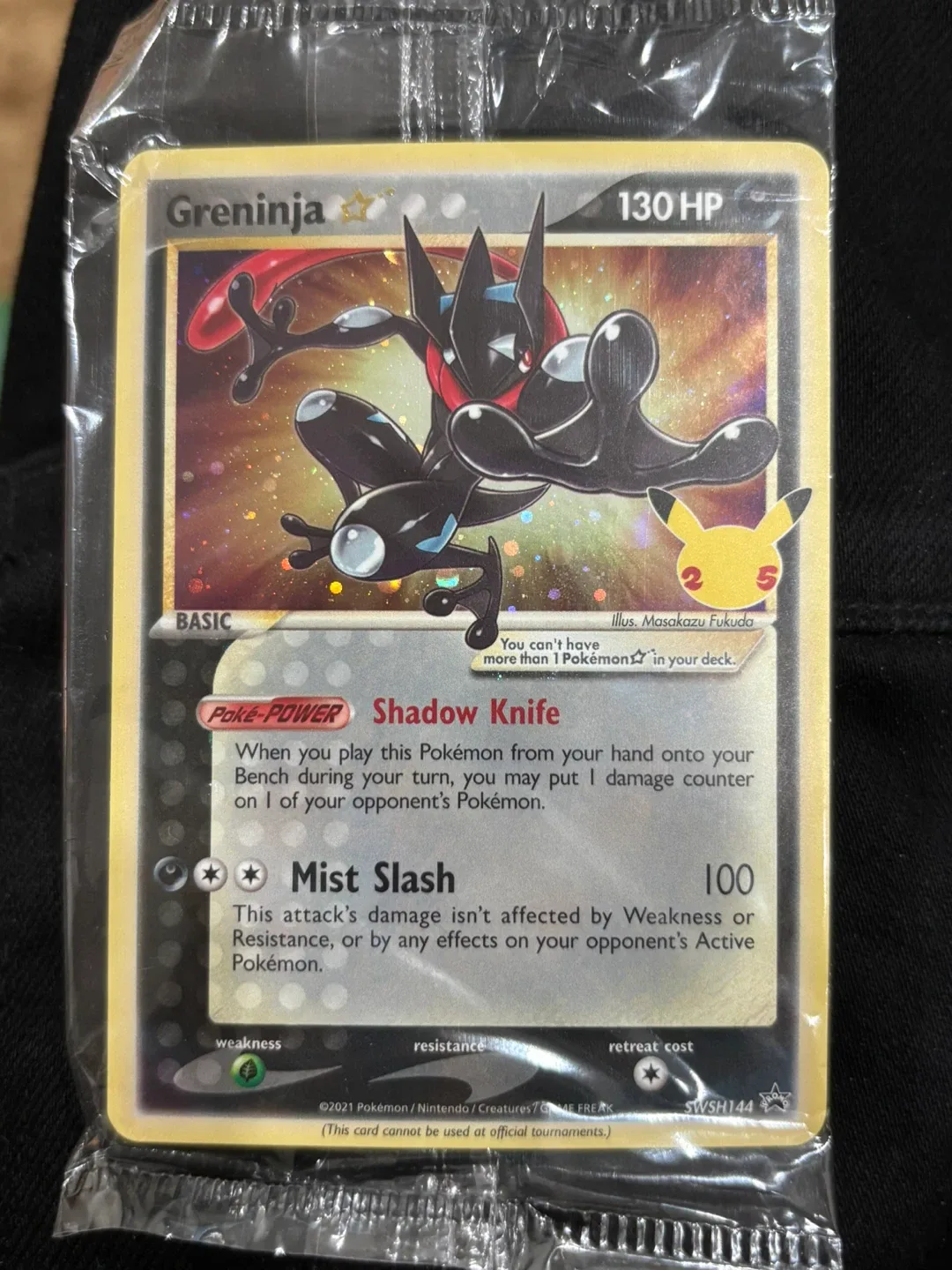 Greninja sealed pokemon promo card thumbnail