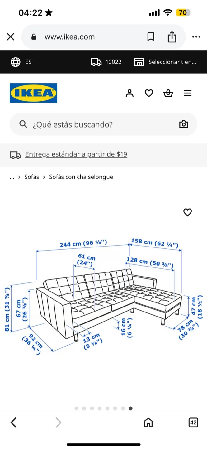 White Leather Sectional Sofa with Chaise image indicator(10)