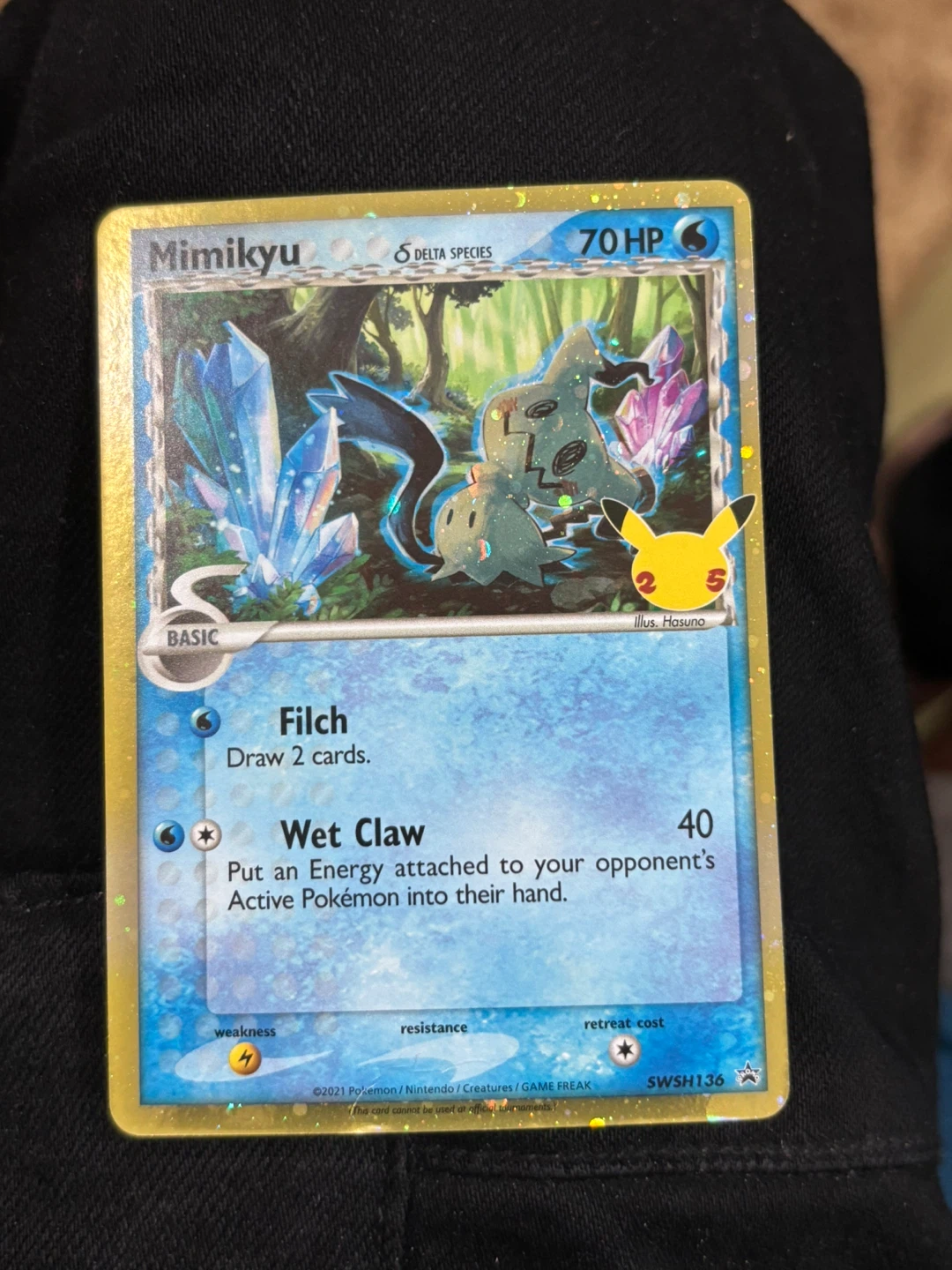 Mimikyu delta pokemon card