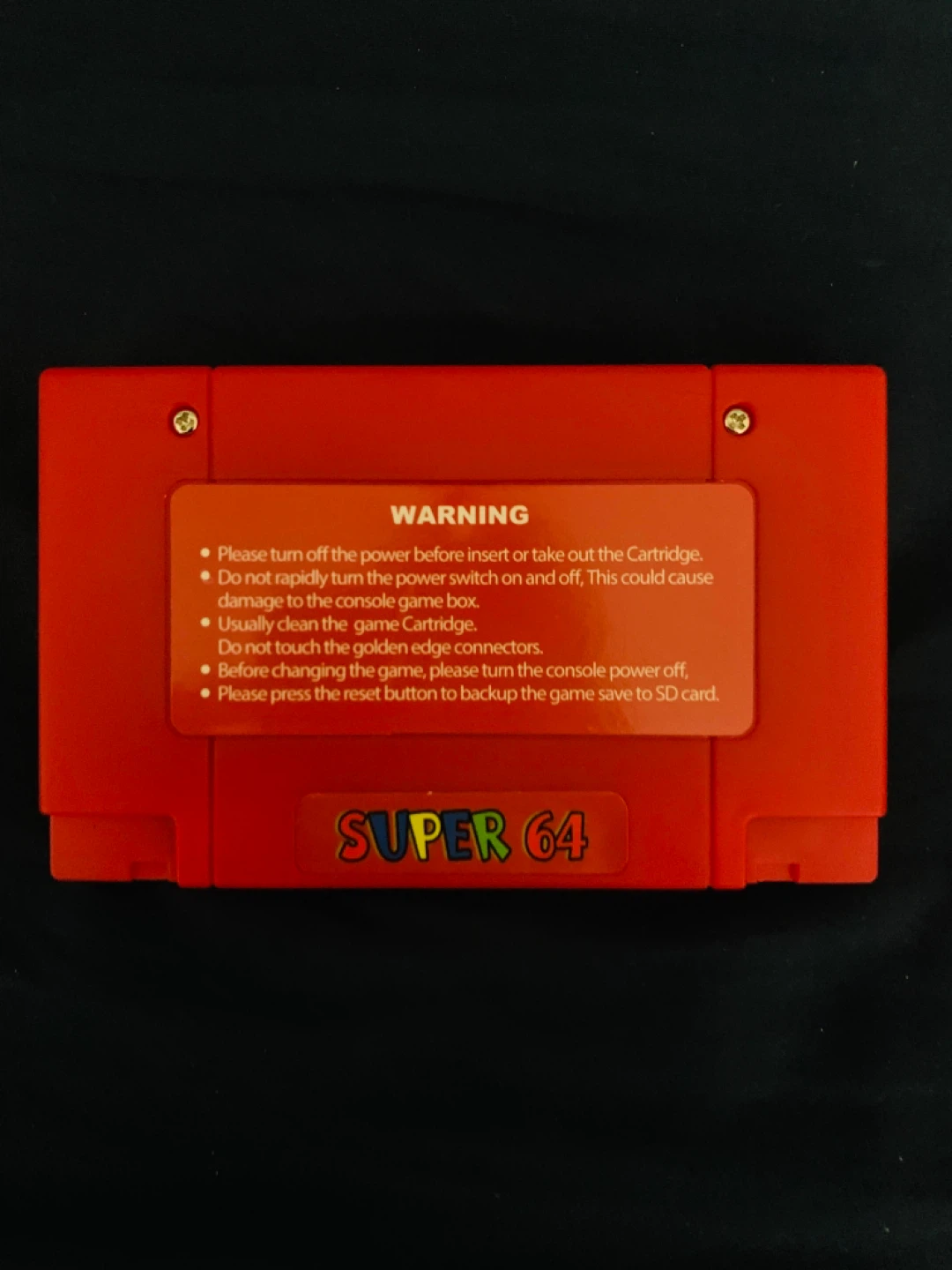Super 64 Retro Game Card Cartridge for N64 Video Game Console - photo 2