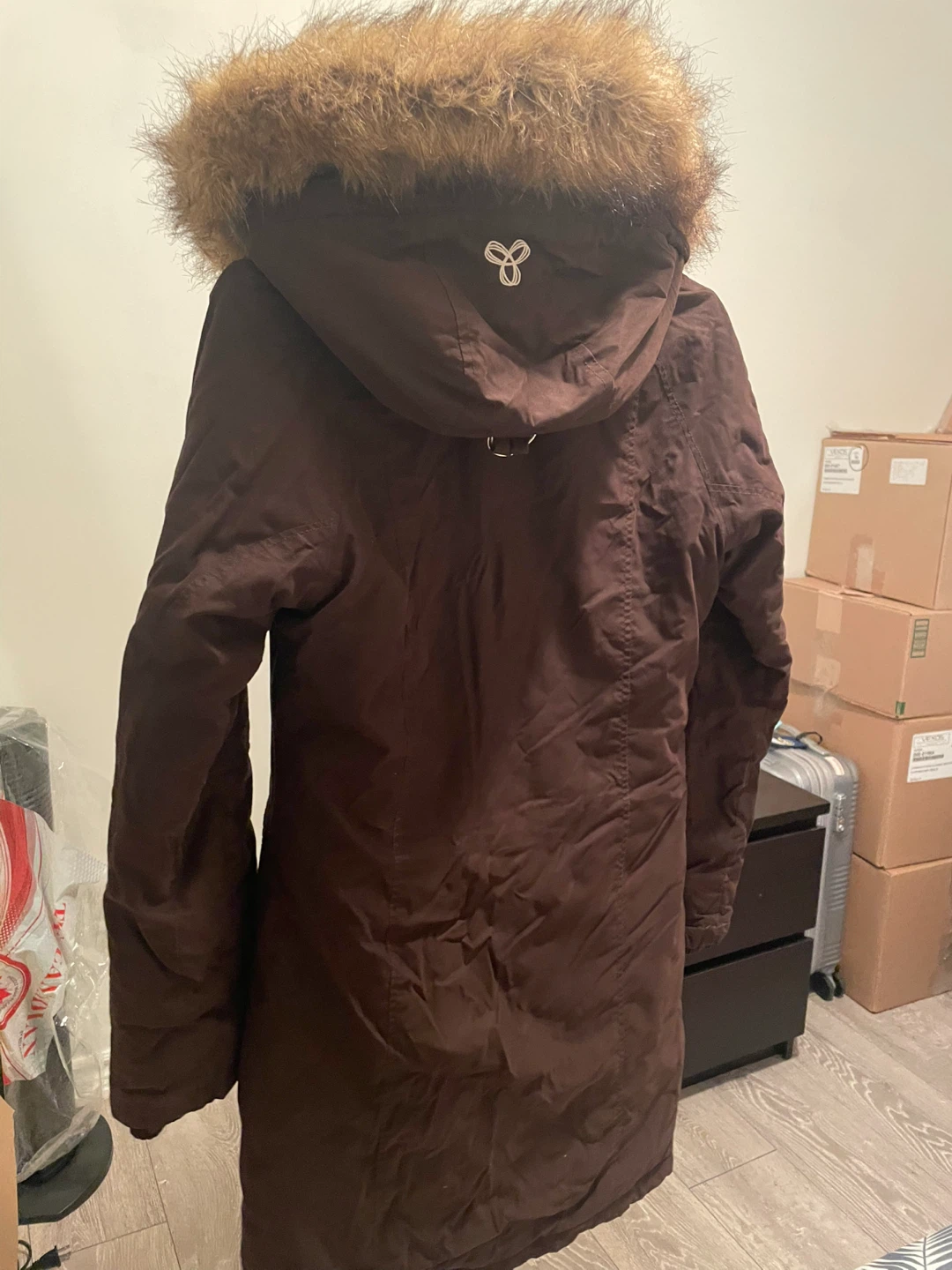 TNA Parka Coat with Faux Fur Hood - photo 2