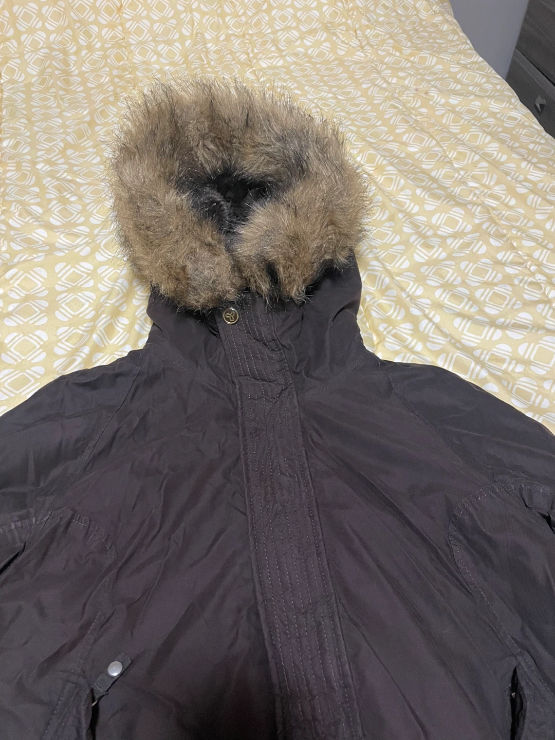 TNA Parka Coat with Faux Fur Hood - photo 5