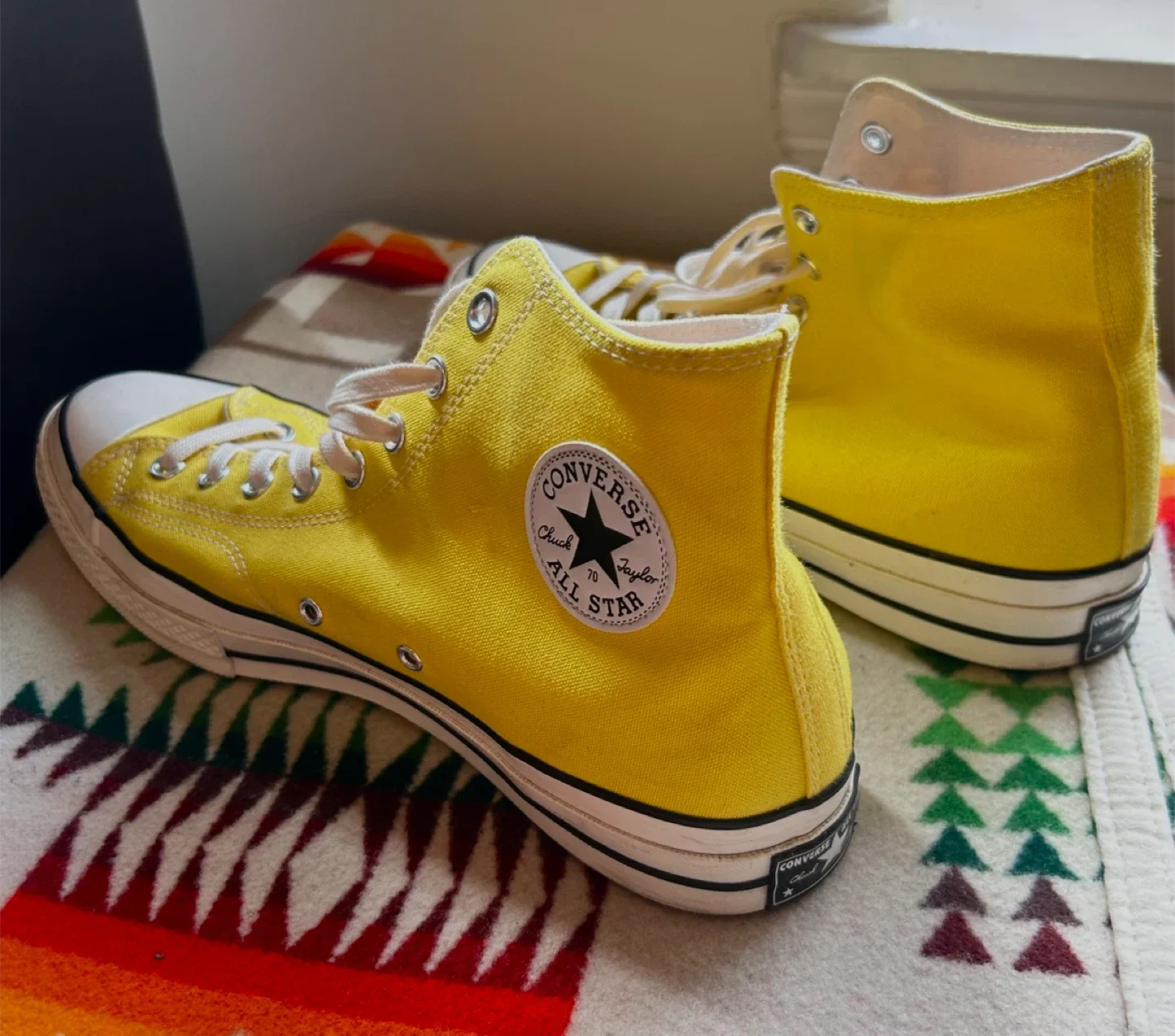 Converse Chuck Taylor All Star 70s Hi Yellow Size 12 image indicator(2)