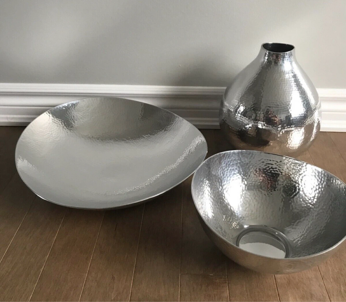 ‼️West Elm decorative bowl, platter and vase