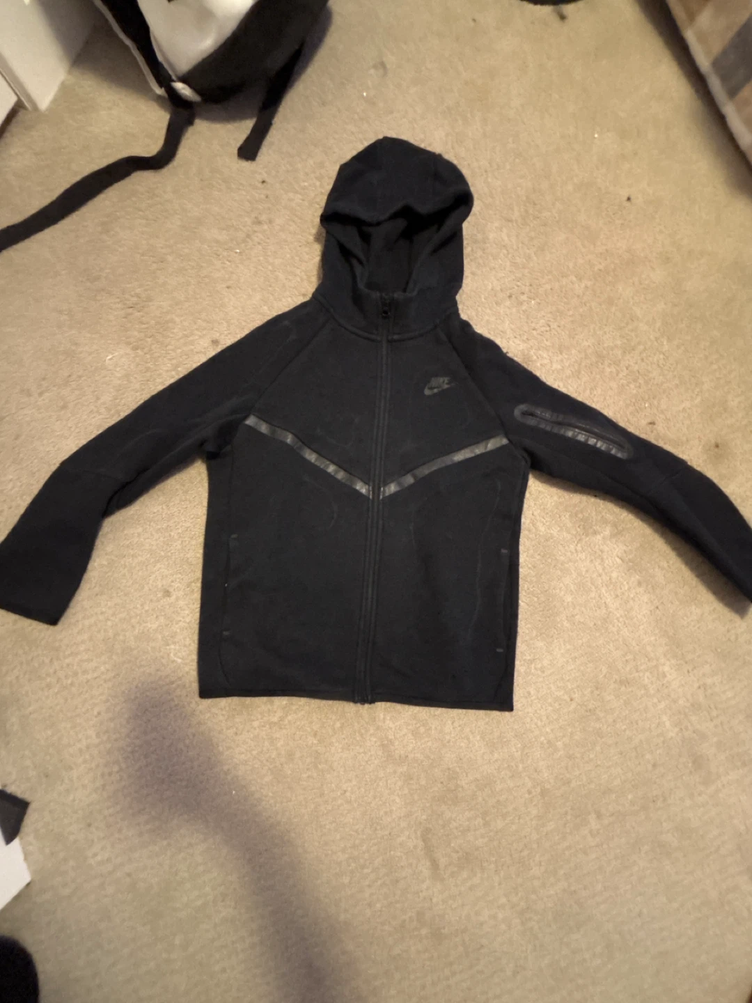 Nike Tech Fleece Black Hoodie