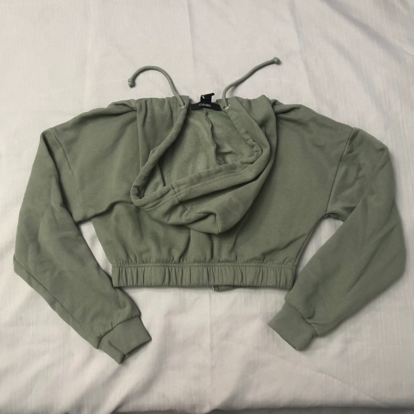 Forever 21 Crop Zip-Up Hoodie - photo 3