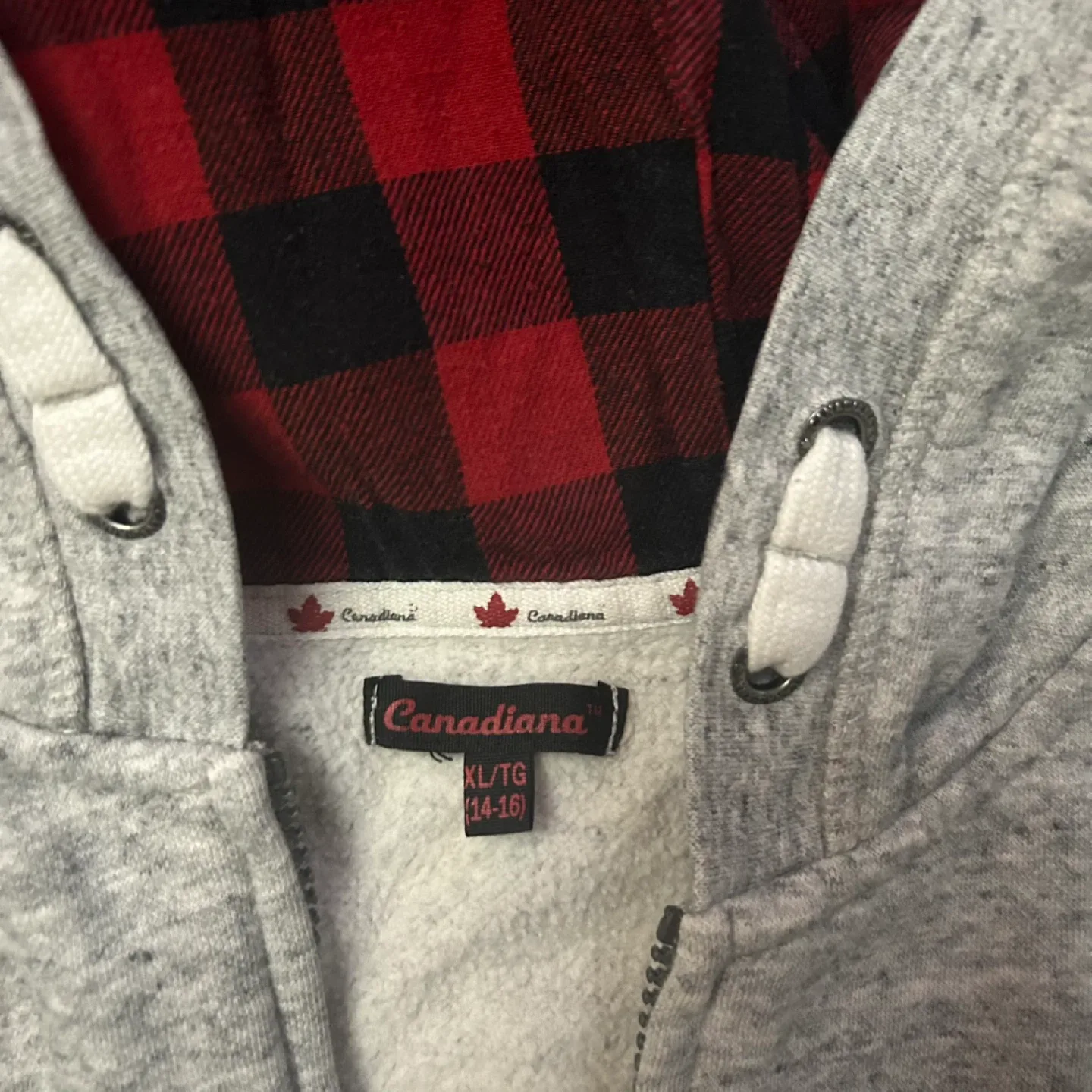 Grey Zip-Up Hoodie image indicator(3)