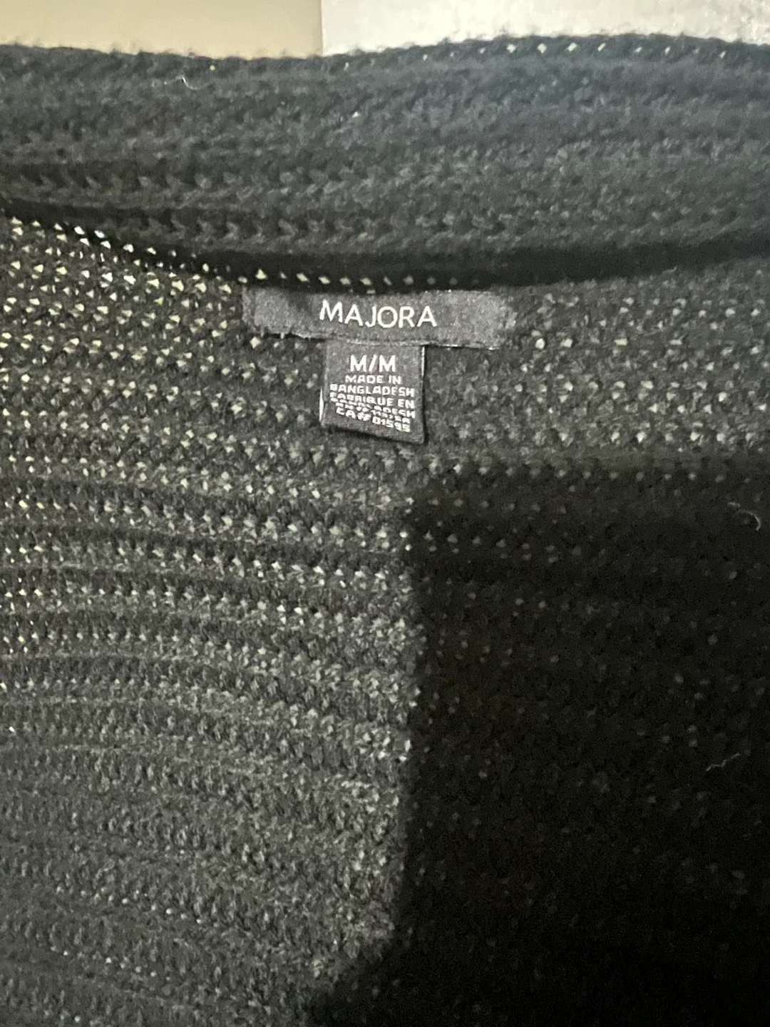 Majora Black Knit Cardigan - Size M image indicator(5)