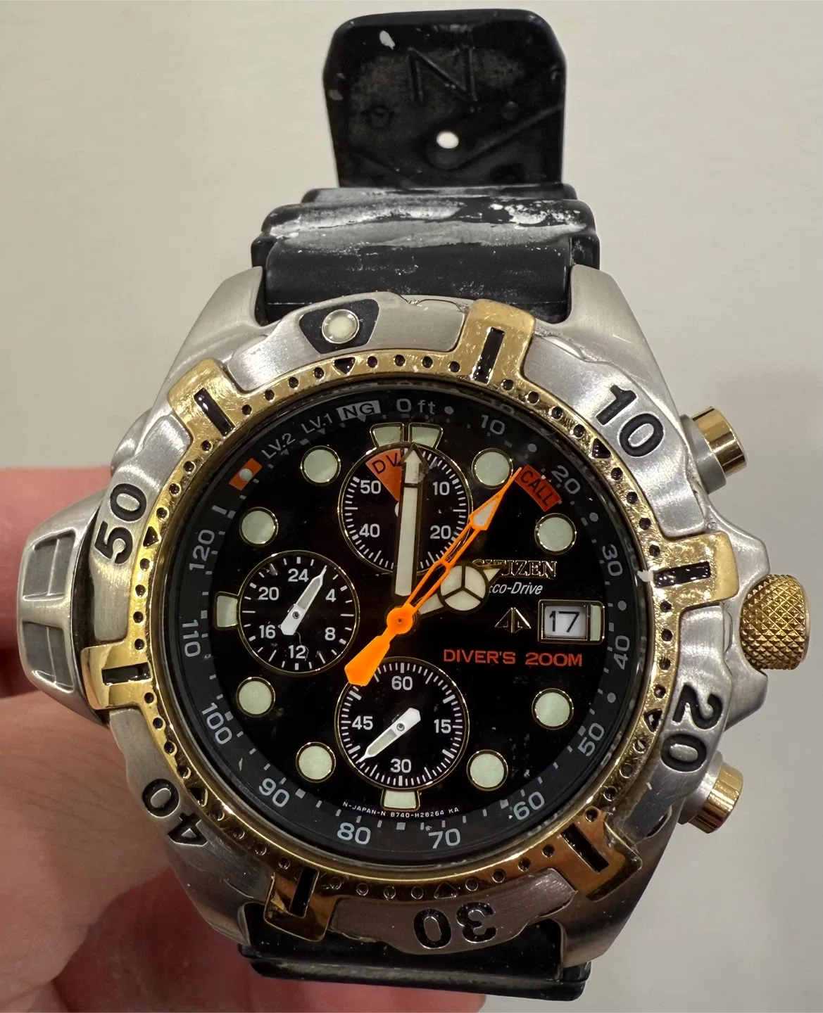 Citizen Promaster Aqualand Eco-Drive Diver’s Watch BJ2004-08E thumbnail