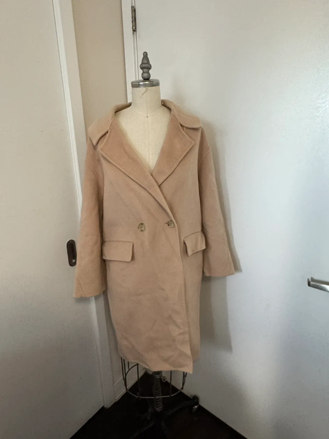 Ladies Size Medium Fall Autumn Winter Dress Coat thumbnail