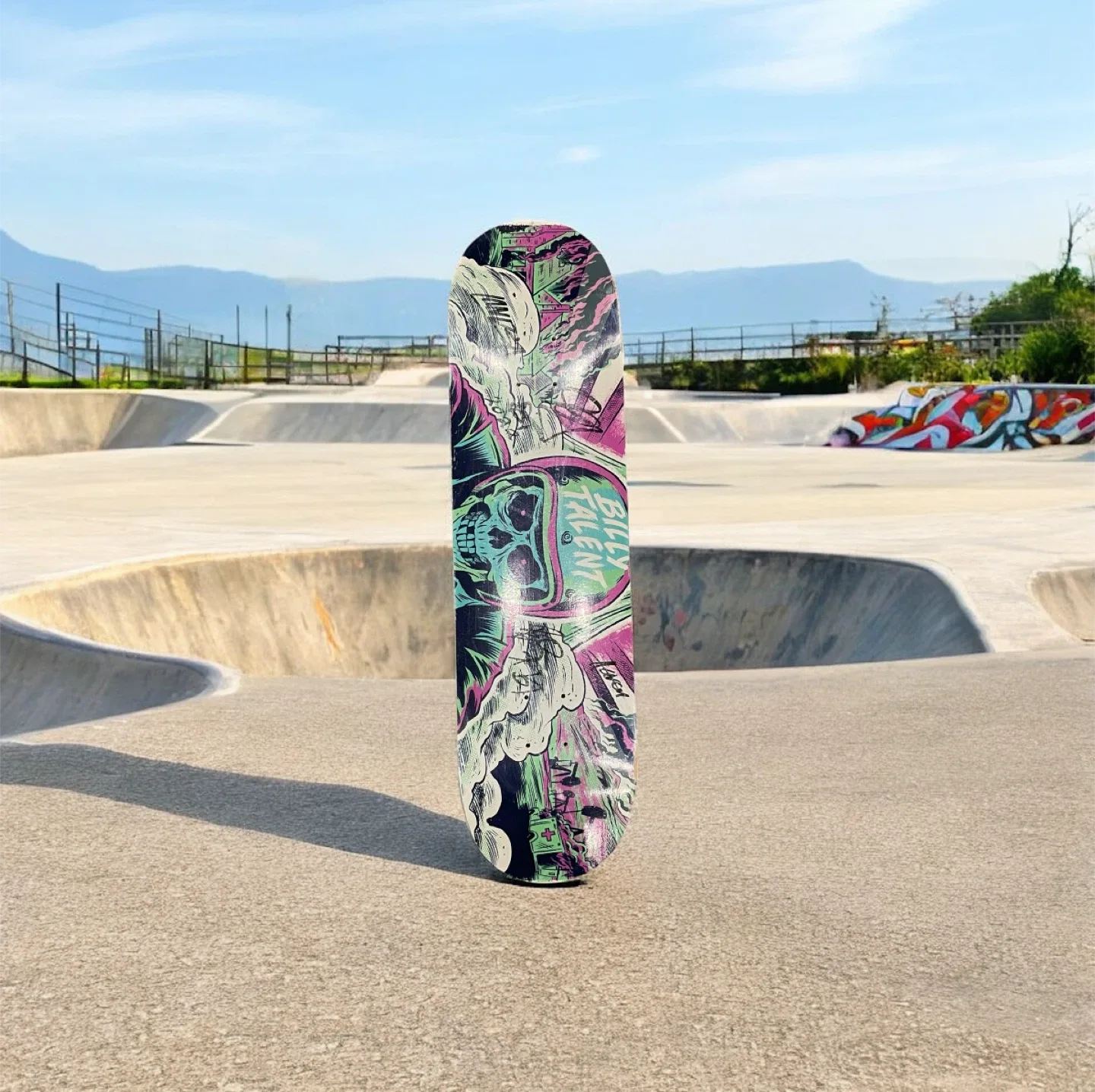 Autographed Billy Talent Skateboard Deck (Rare) image indicator(3)