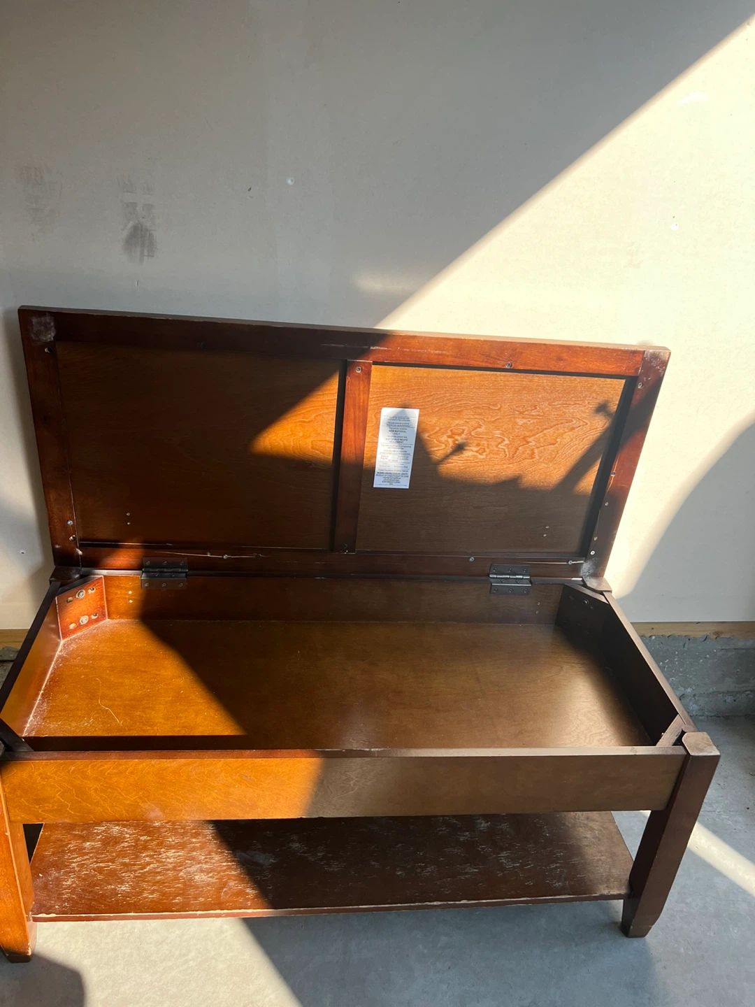 Wooden Storage Bench - New Material - photo 3