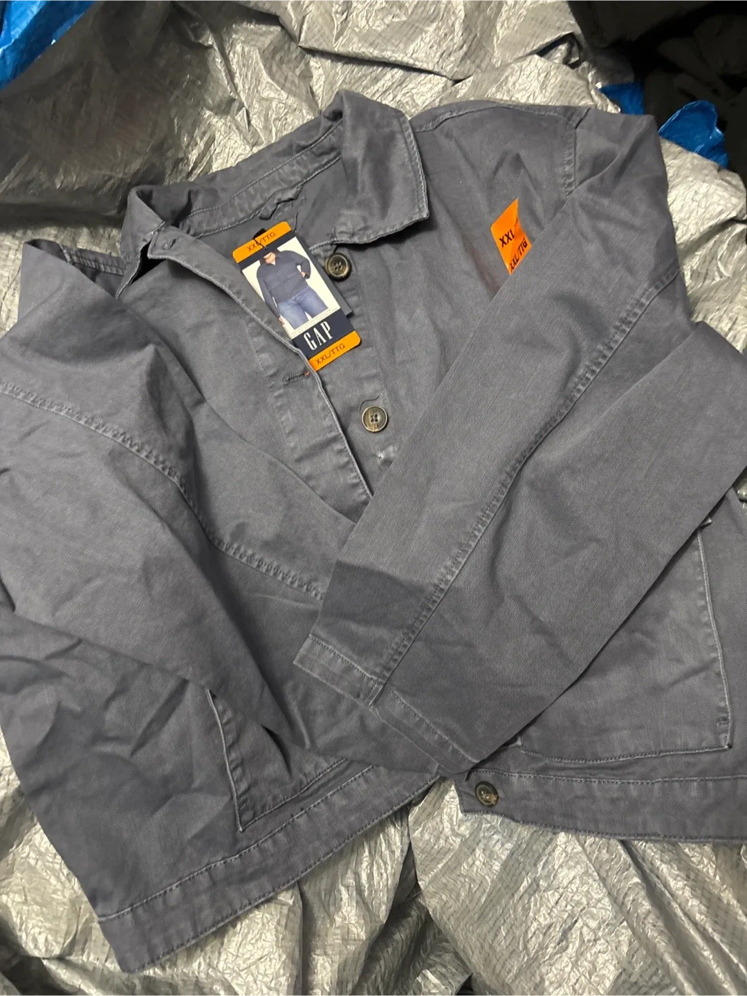 GAP Grey Jacket - Size XXL thumbnail