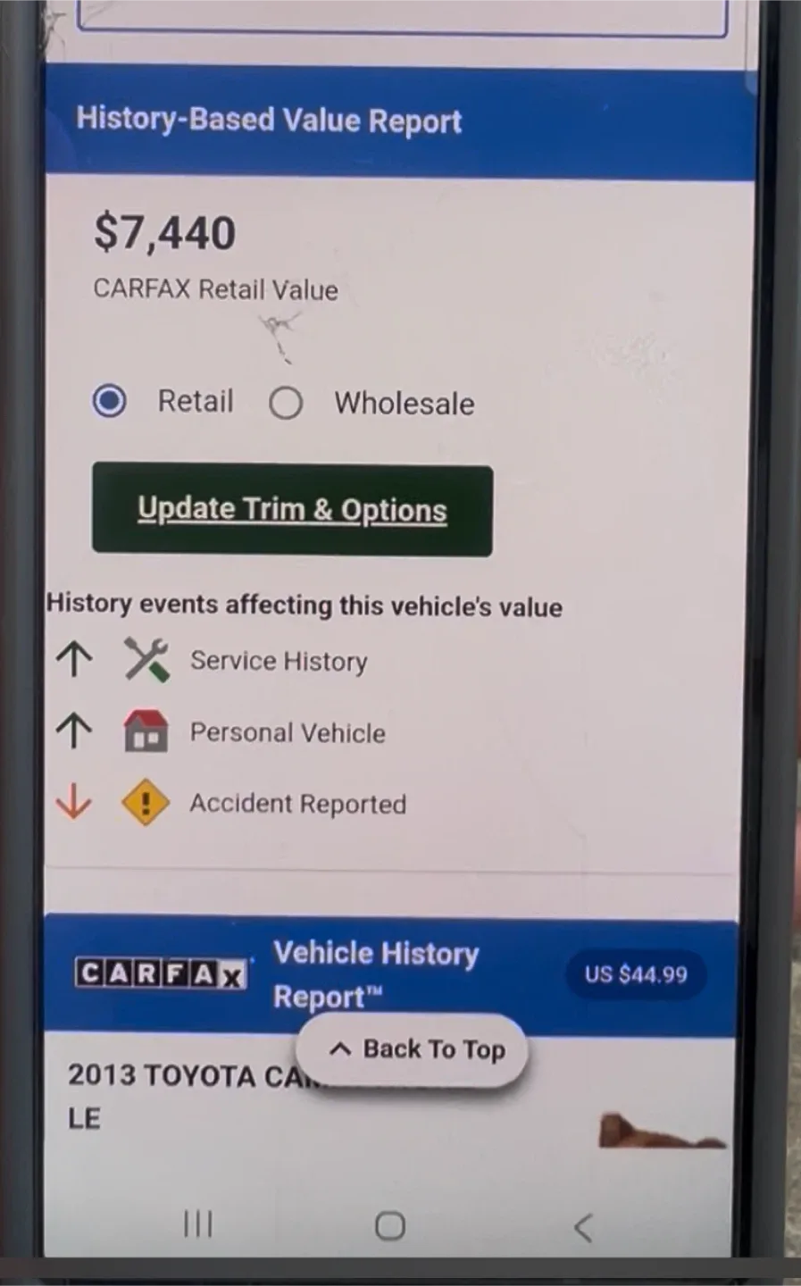2013 Camry Hybrid LE image indicator(9)