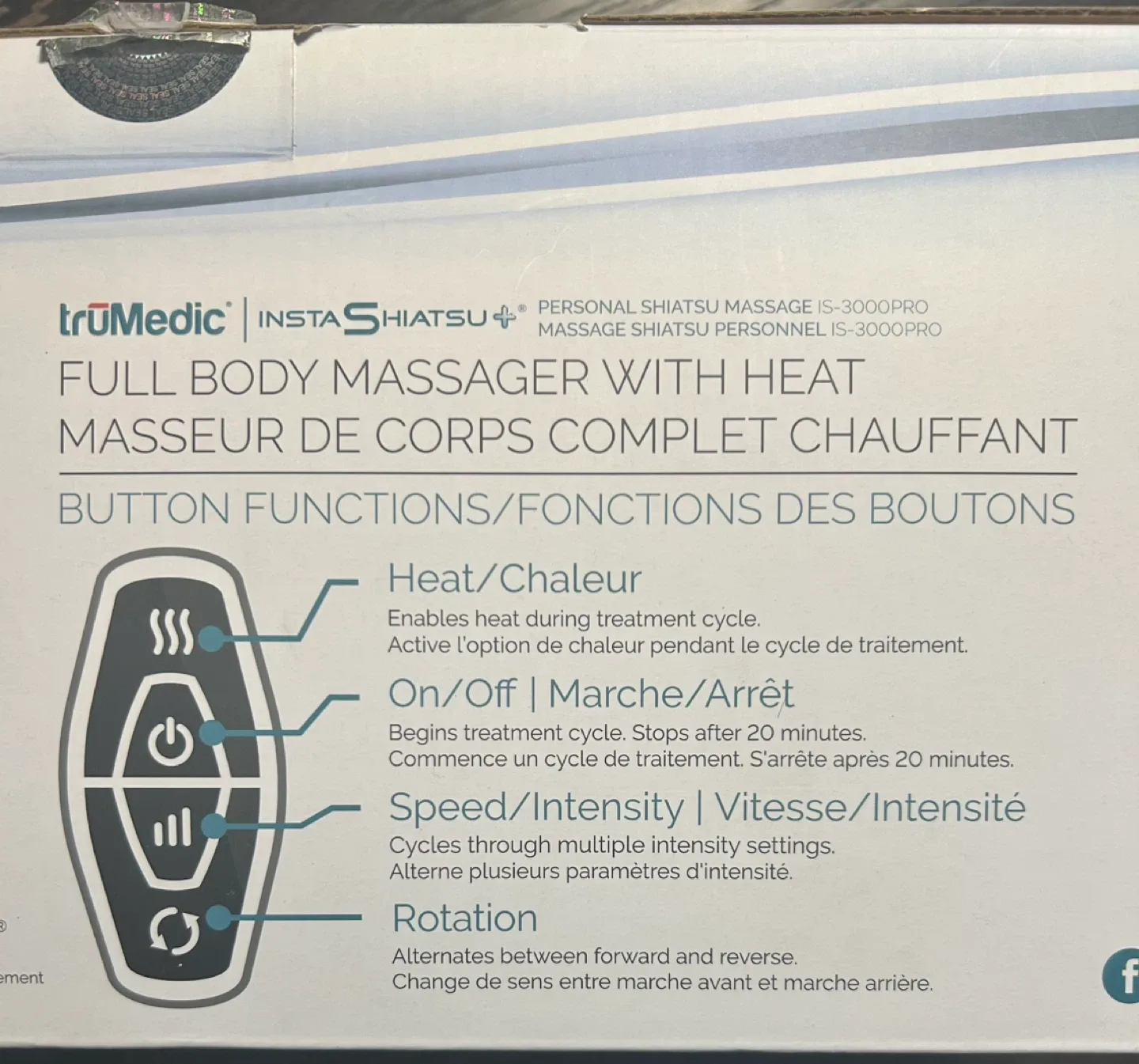 🥕truMedic InstaShiatsu+ IS-3000PRO Full Body Massager image indicator(6)