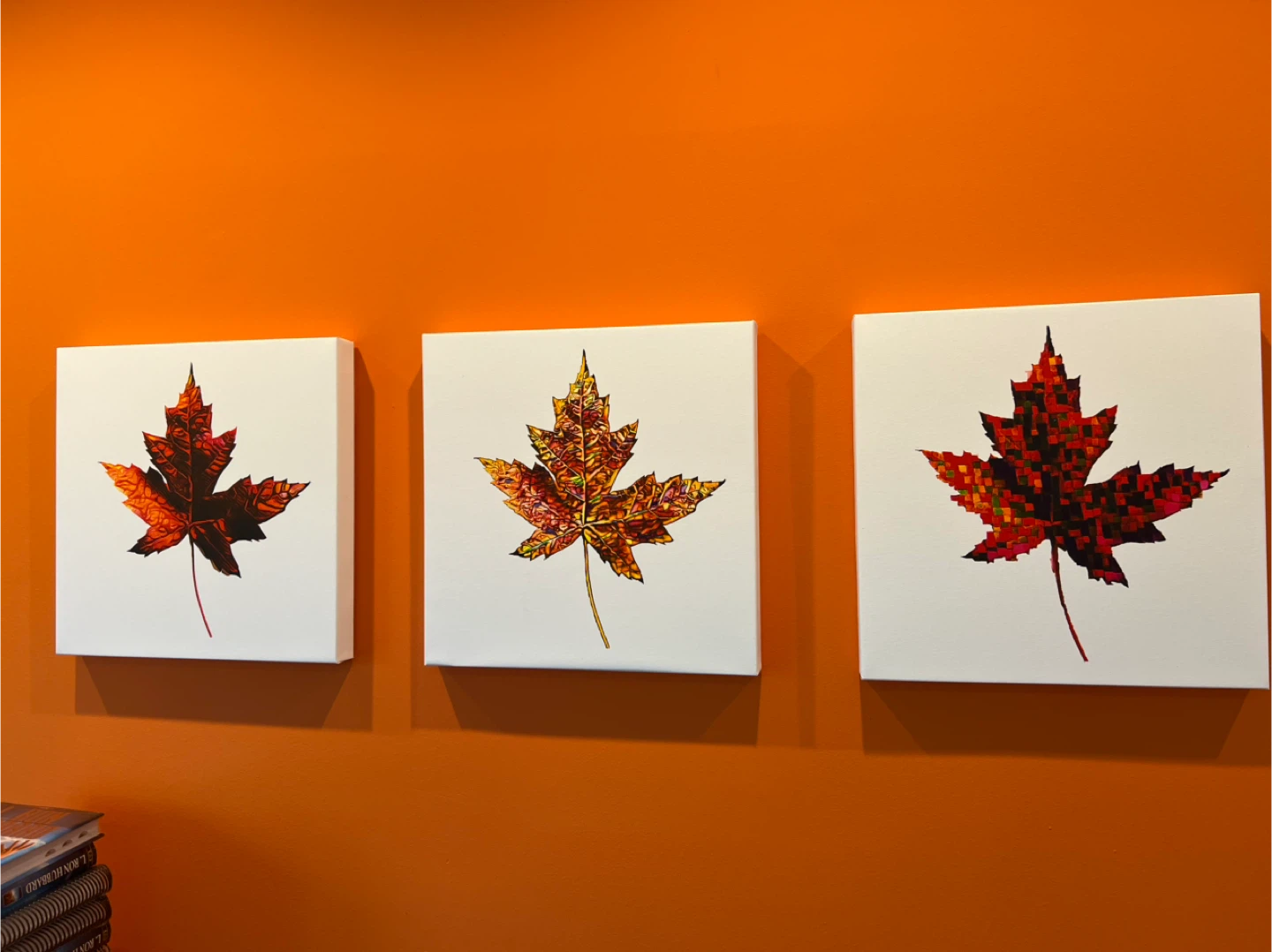 Maple Leaf Canvas Wall Art - photo 3