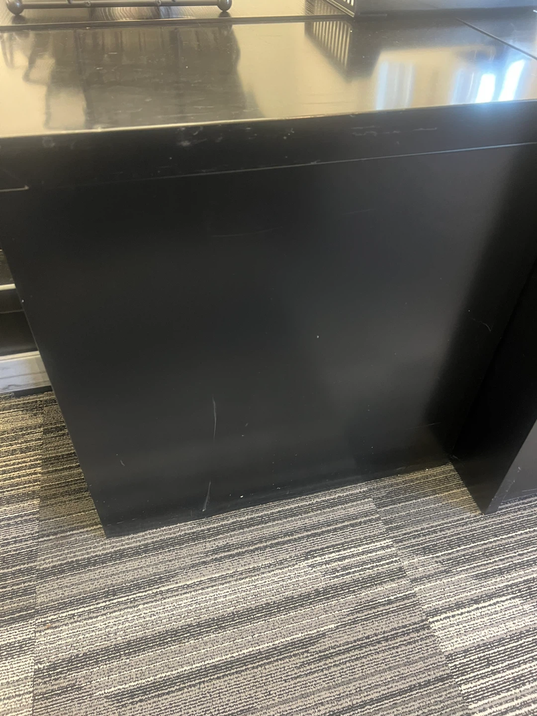 Black Filing Cabinet - Two Drawers - photo 3