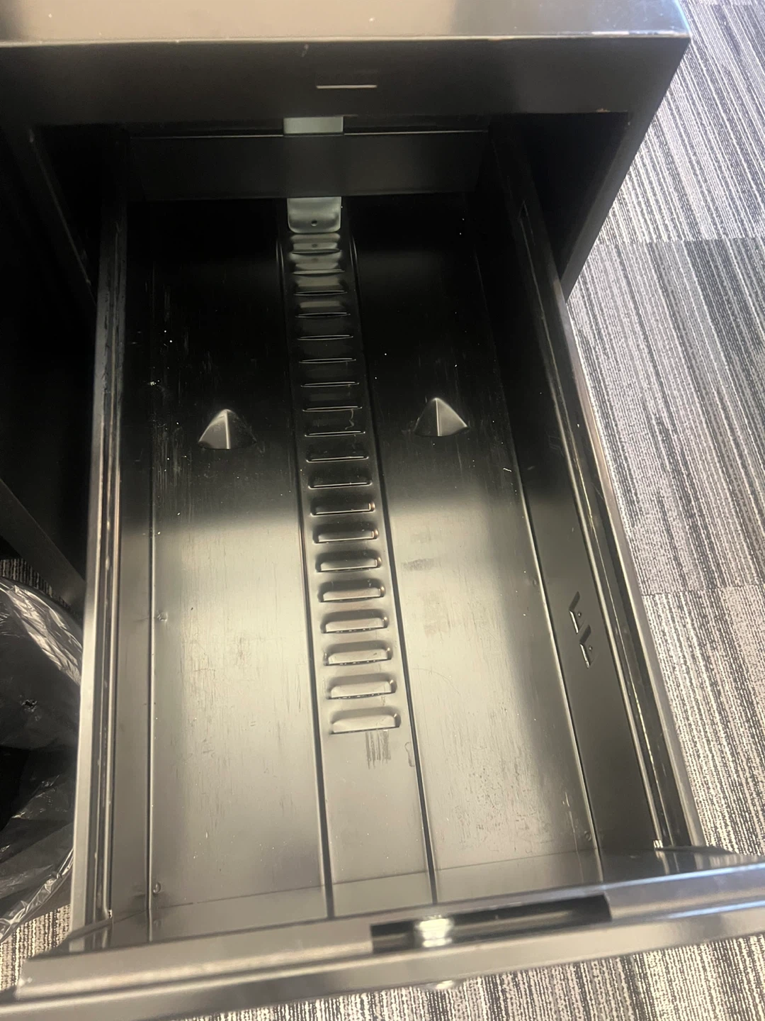 Black Filing Cabinet - Two Drawers - photo 2