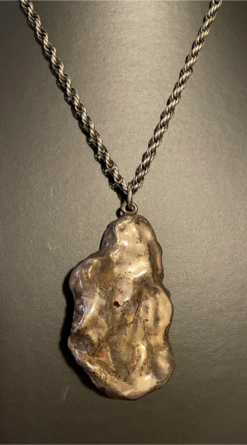 Druzy Quartz pendant necklace - photo 3