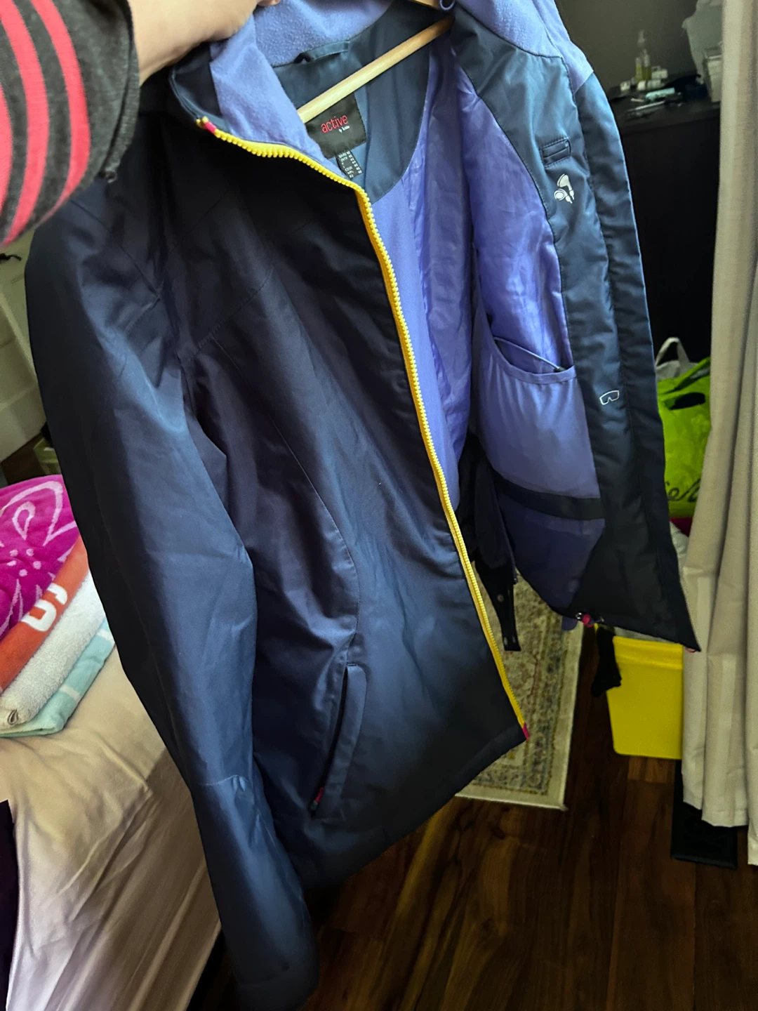 Active Navy Blue Winter Jacket - photo 3