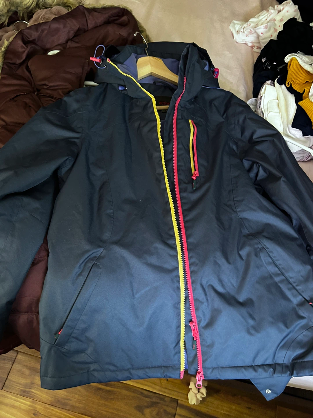 Active Navy Blue Winter Jacket