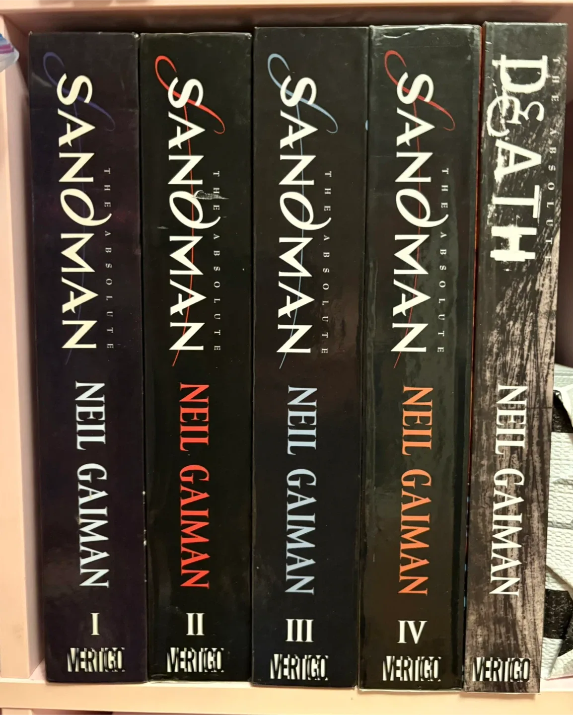 Neil Gaiman The Absolute Sandman Volumes 1-4 and DEATH!!