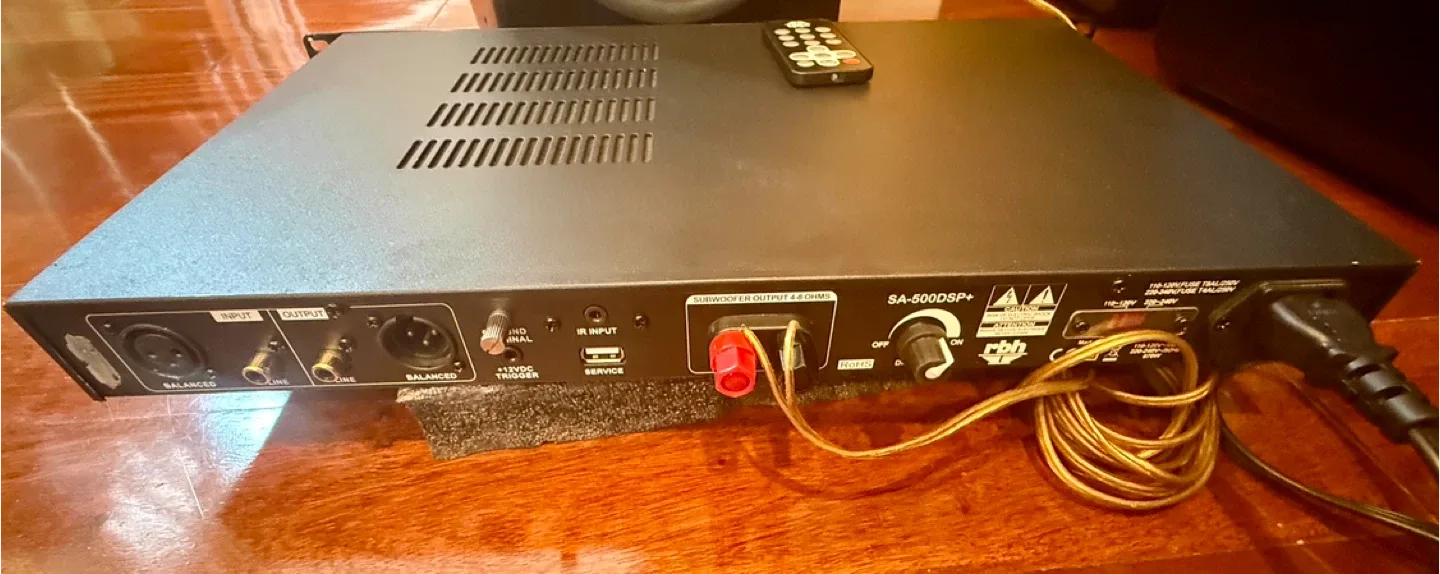 Sunfire RBH SA-500DSP+  Subwoofer Amplifier image indicator(7)