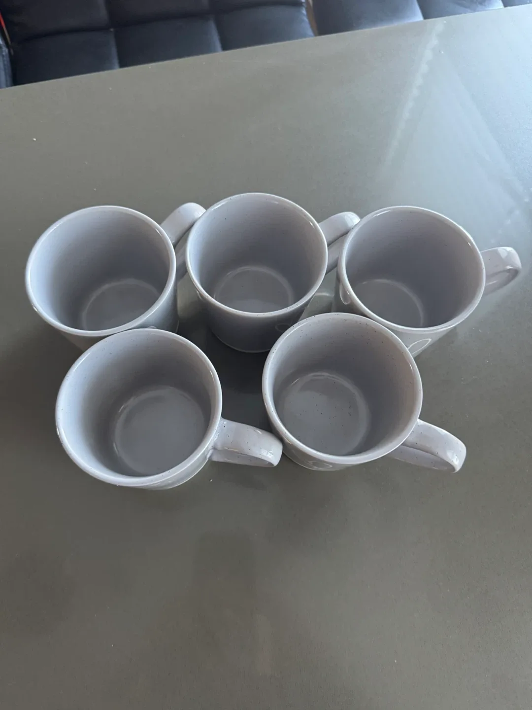 Mrs Hinch Gray Speckled Mugs with Heart Design - Set of 5 image indicator(2)