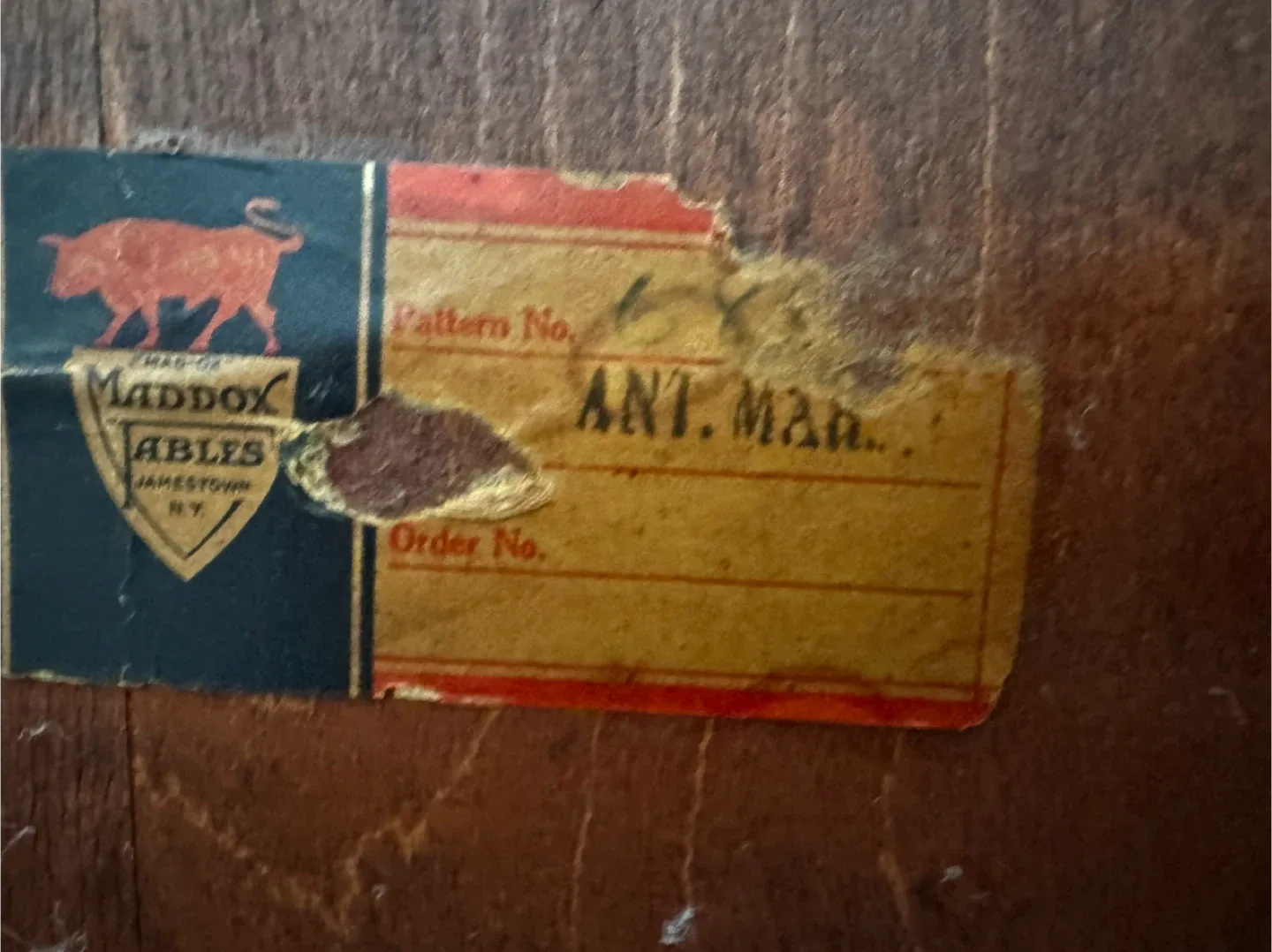 Vintage Maddox Tables Mahogany Secretary Desk image indicator(4)