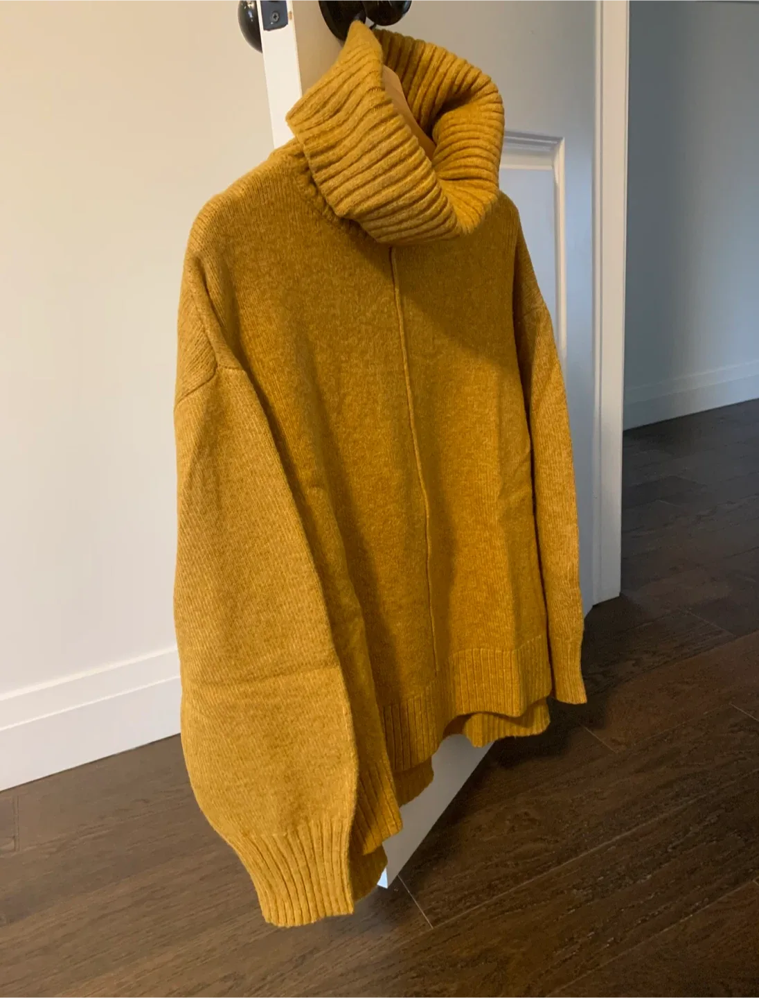 Mock Neck Sweater - Mustard Yellow image indicator(2)