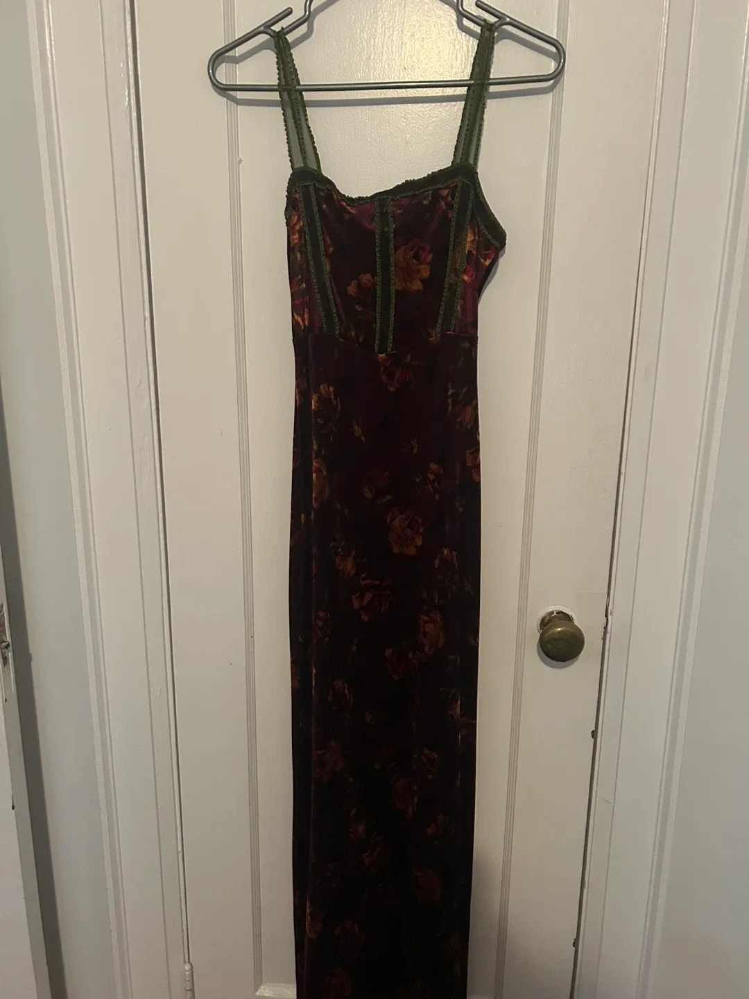 Betsey Johnson Floral Velvet Dress - Size S image indicator(2)