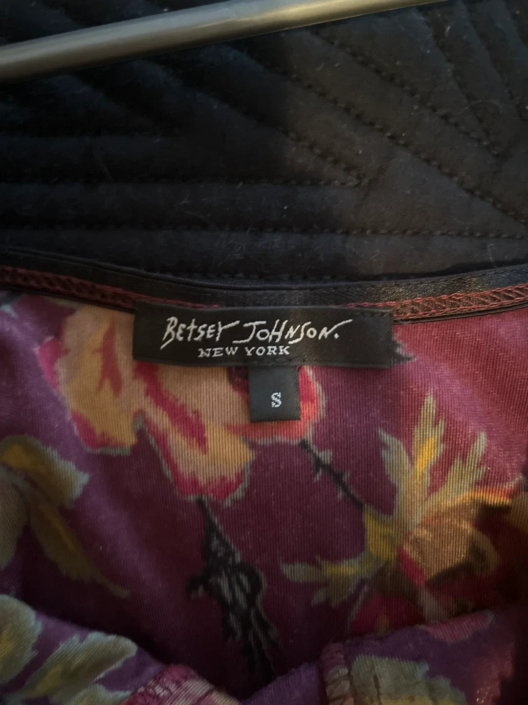 Betsey Johnson Floral Velvet Dress - Size S image indicator(3)