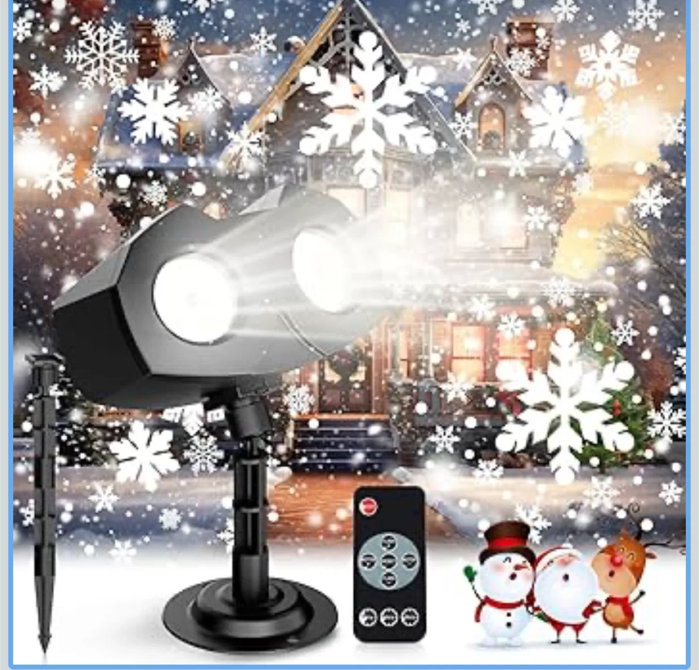 Snowflake Christmas Lights Projector Lamp thumbnail