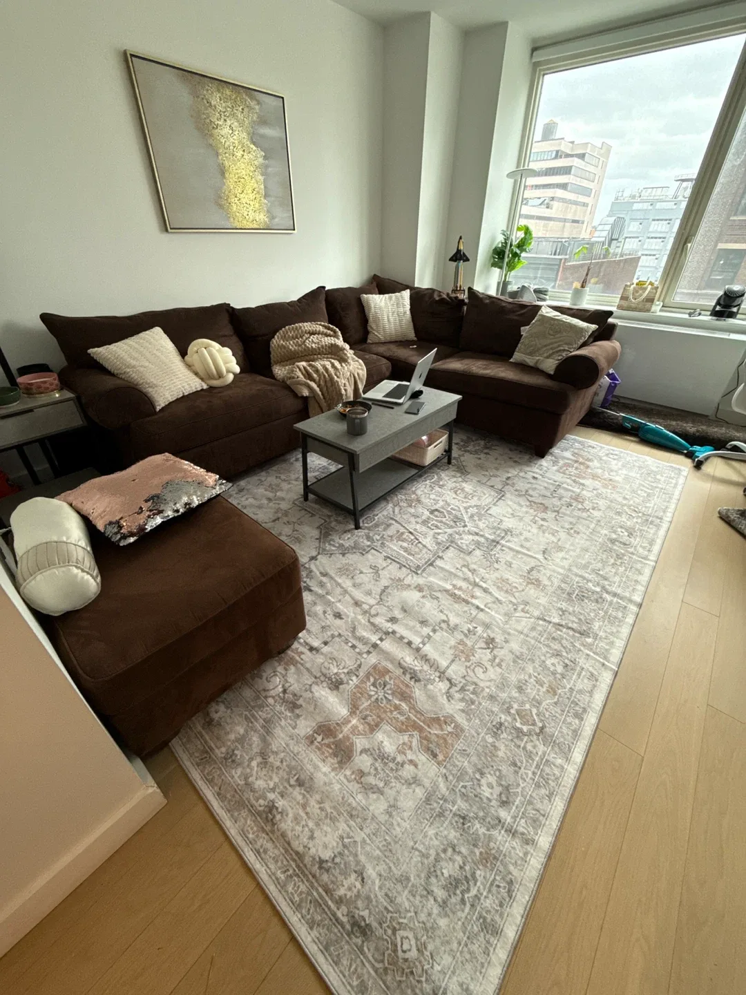 LIKE NEW Gray Lift Top Coffee Table image indicator(4)