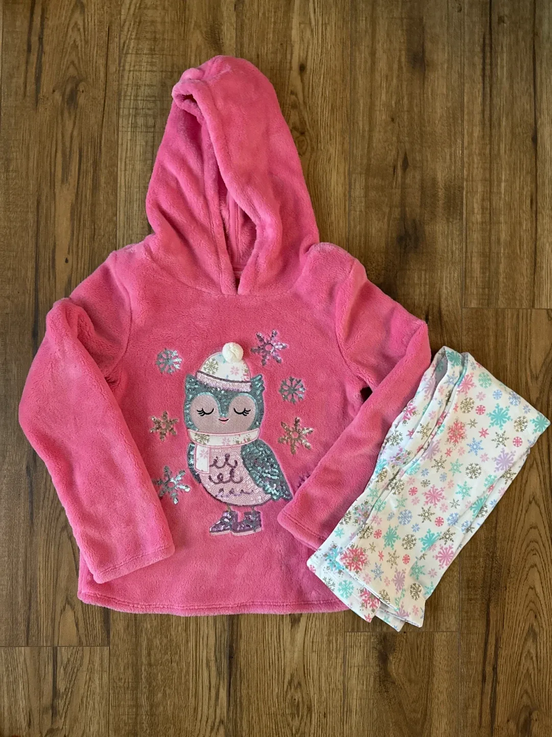 Girls' Pink Owl Set (Size 7/8) thumbnail